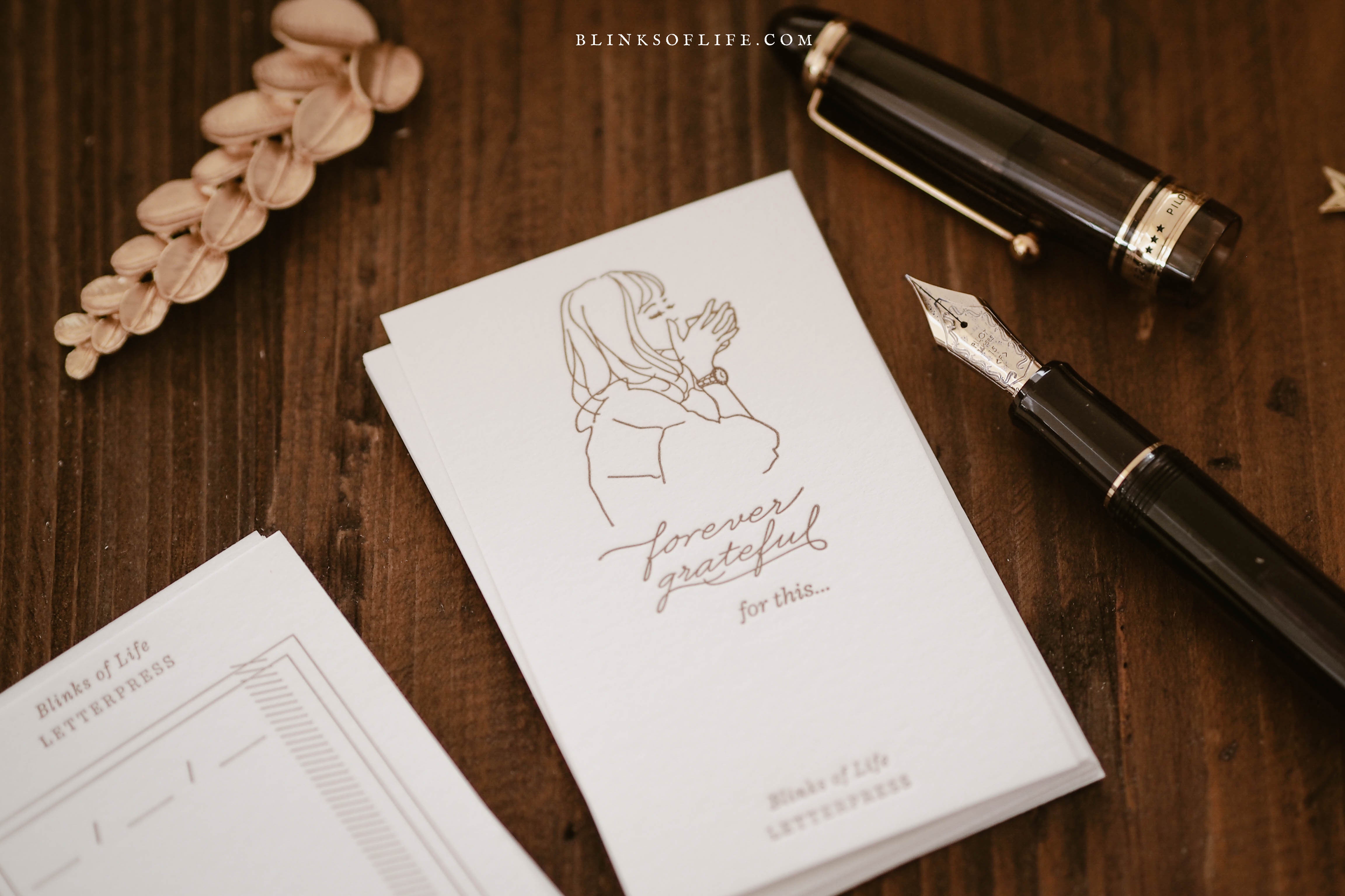 Letterpress Journal Cards - Story of My Life