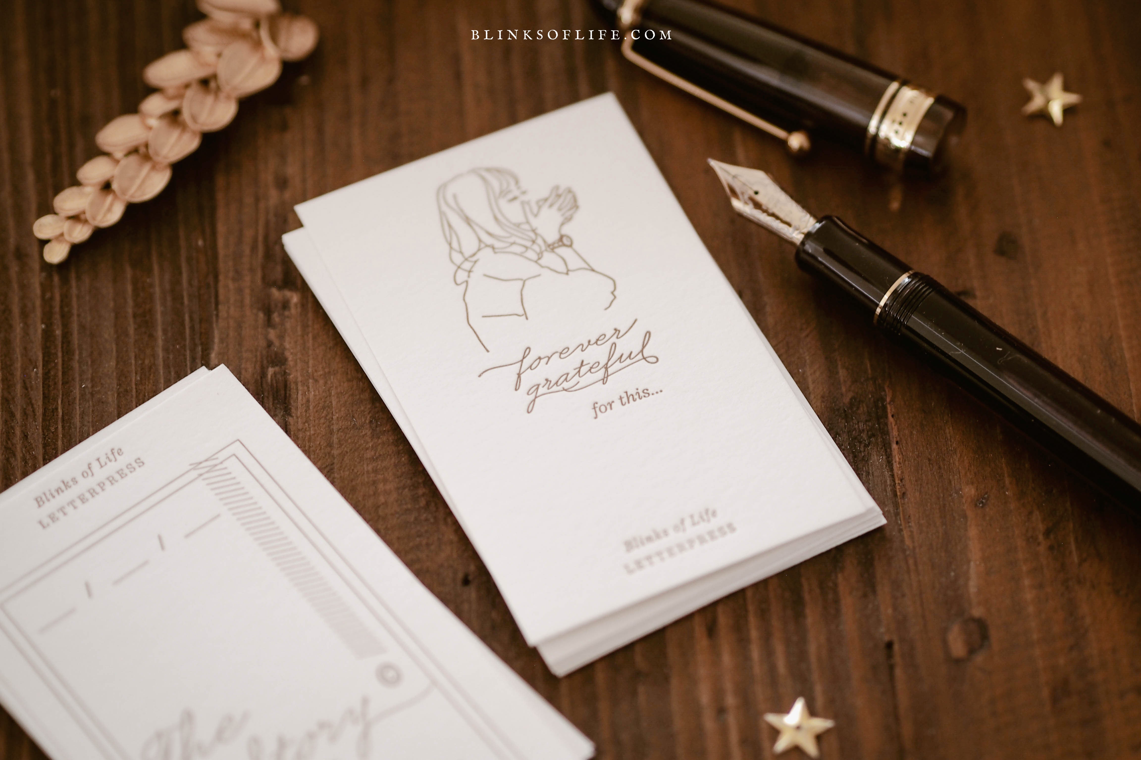 Blinks of Life Letterpress Notepad - Story of My Life