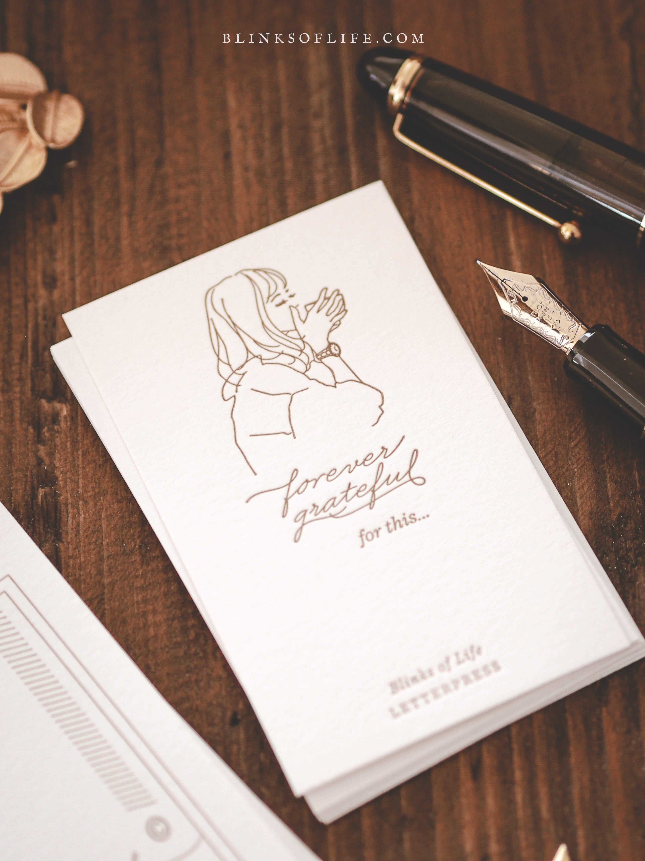 Blinks of Life Letterpress Notepad - Story of My Life