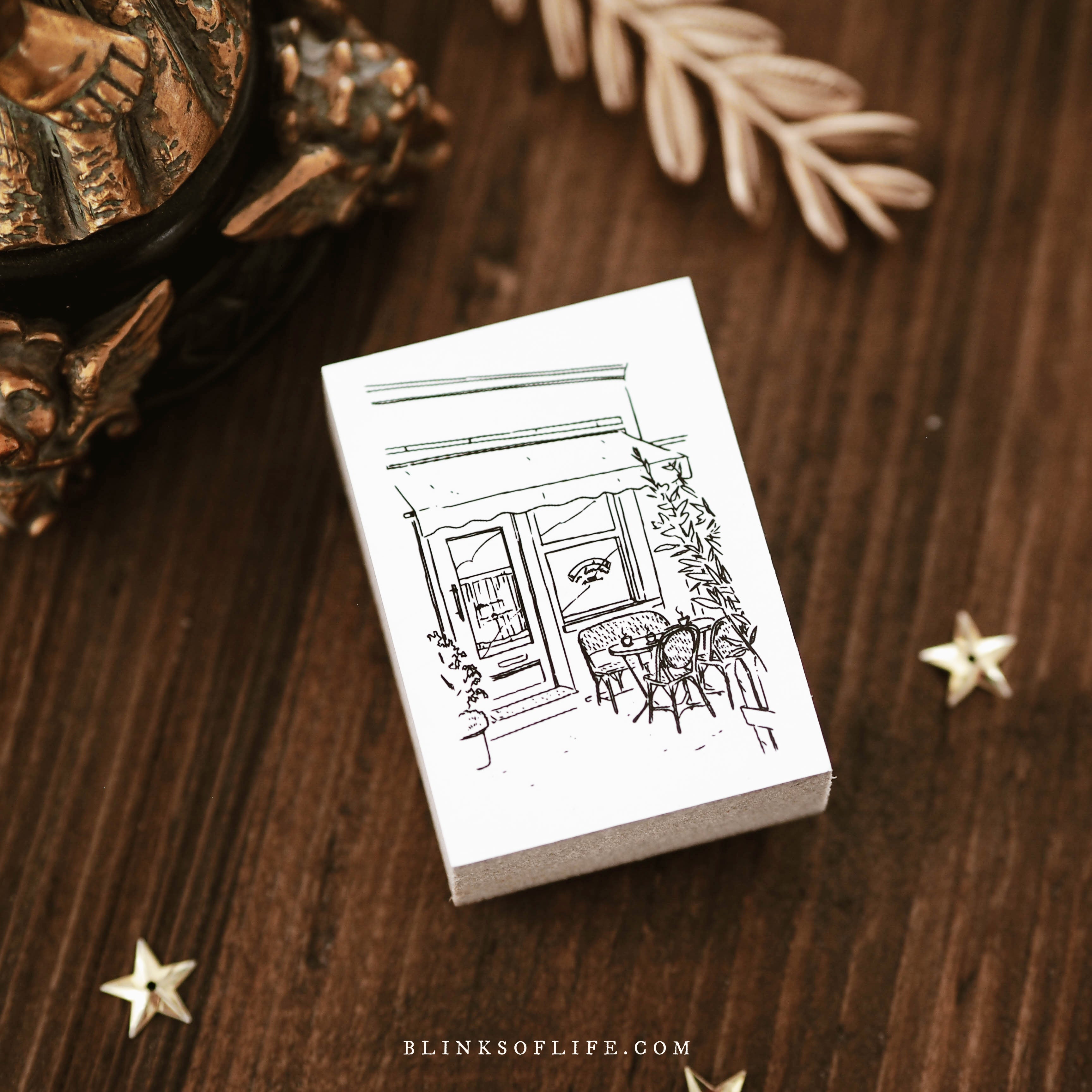 Blinks of Life - Streets of Paris Stamp Collection - Coffee en terrasse