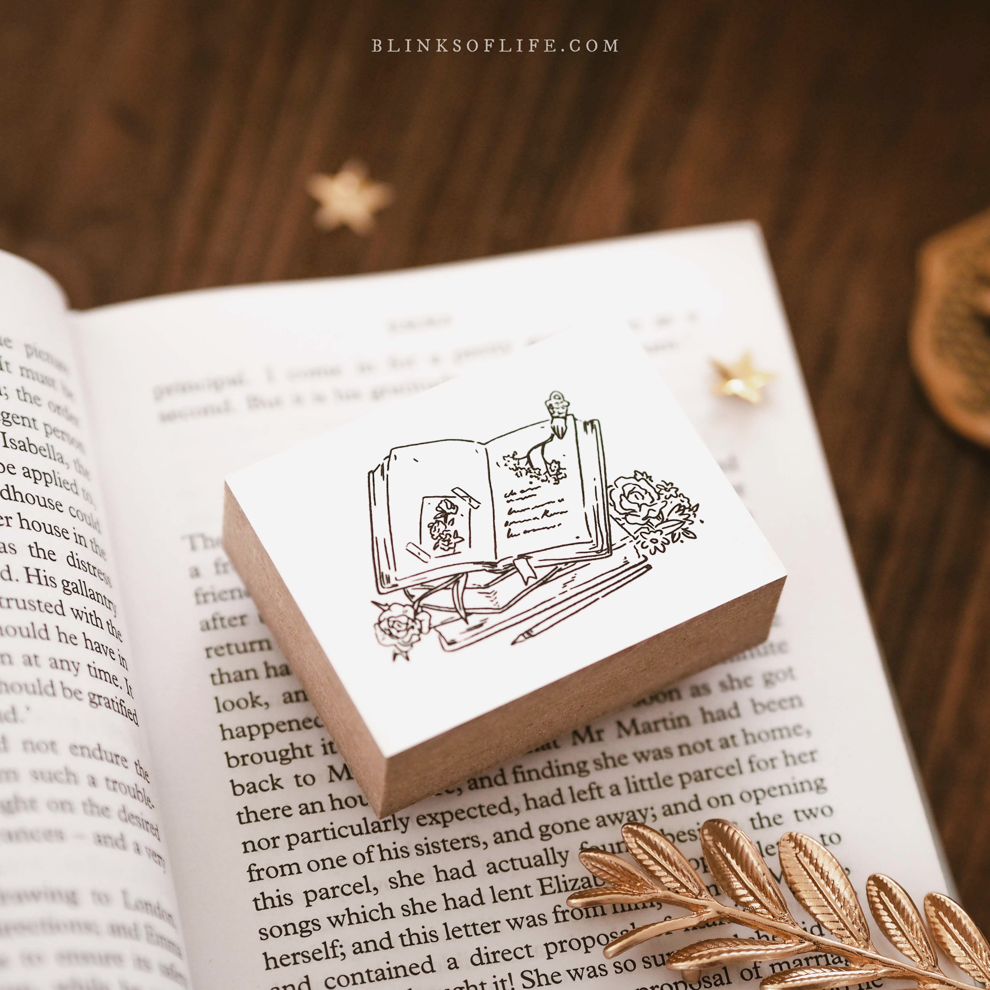 Blinks of Life - Rubber Stamp - Books & Journals