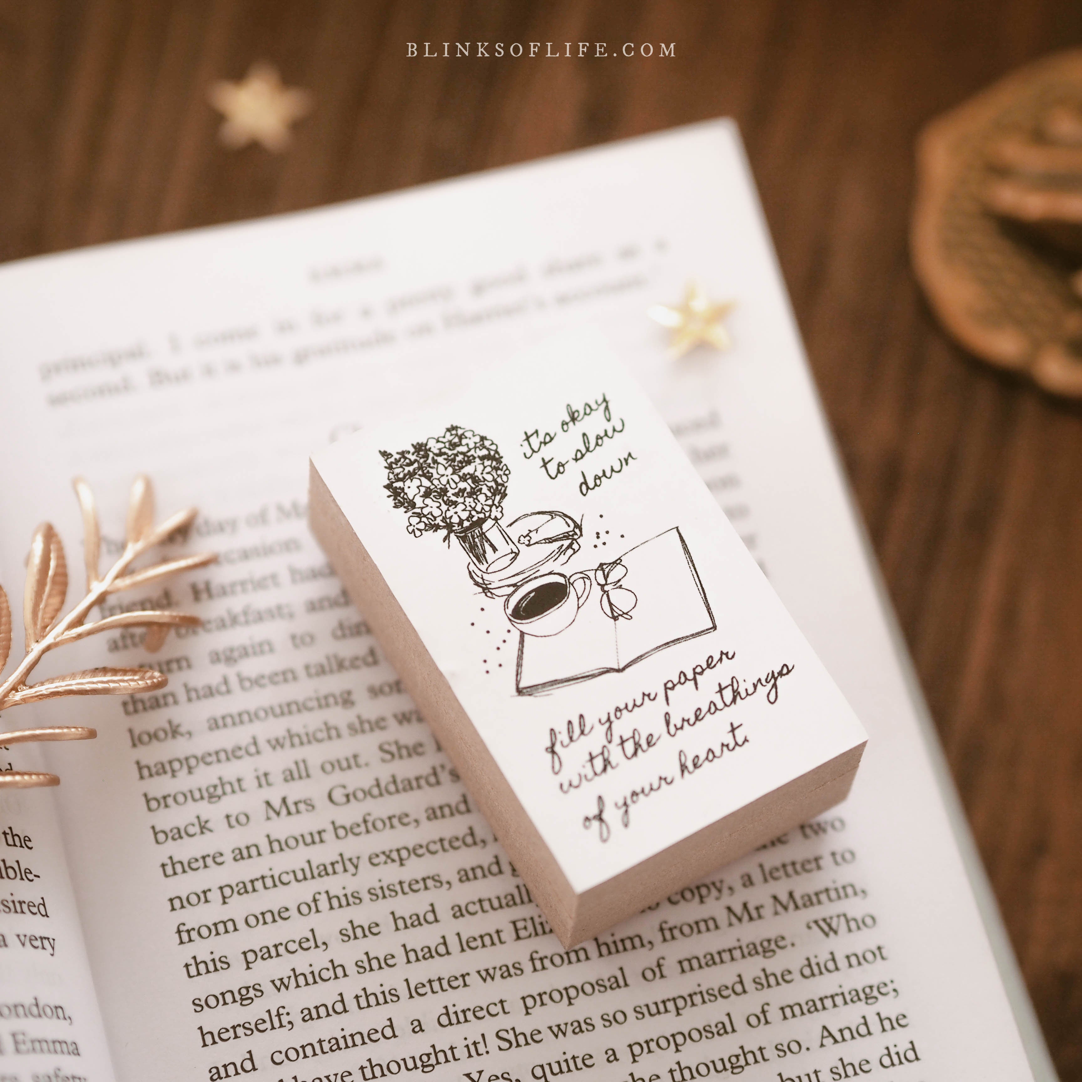 Blinks of Life - Fill Your Paper - Rubber Stamp