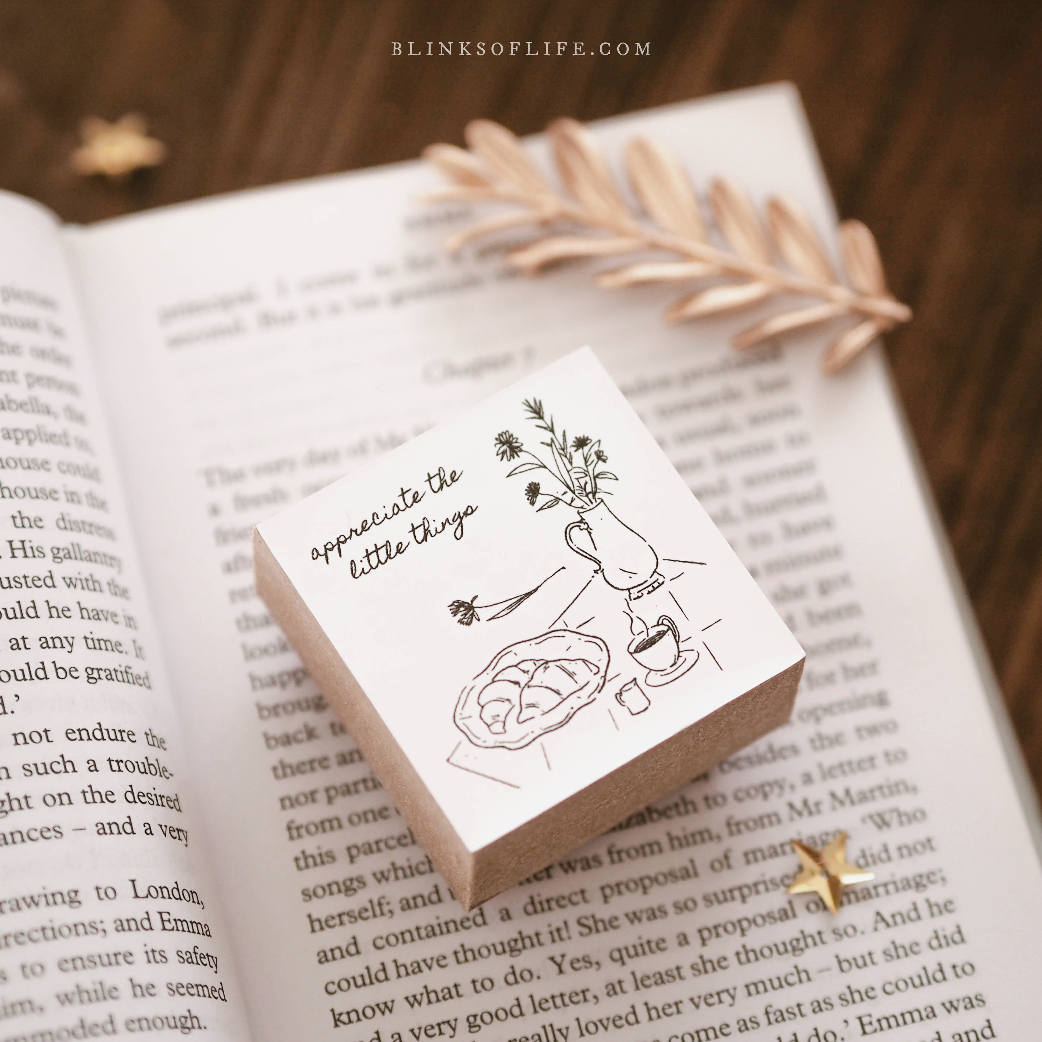 Blinks of Life - Appreciate the Little Things - Rubber Stamp