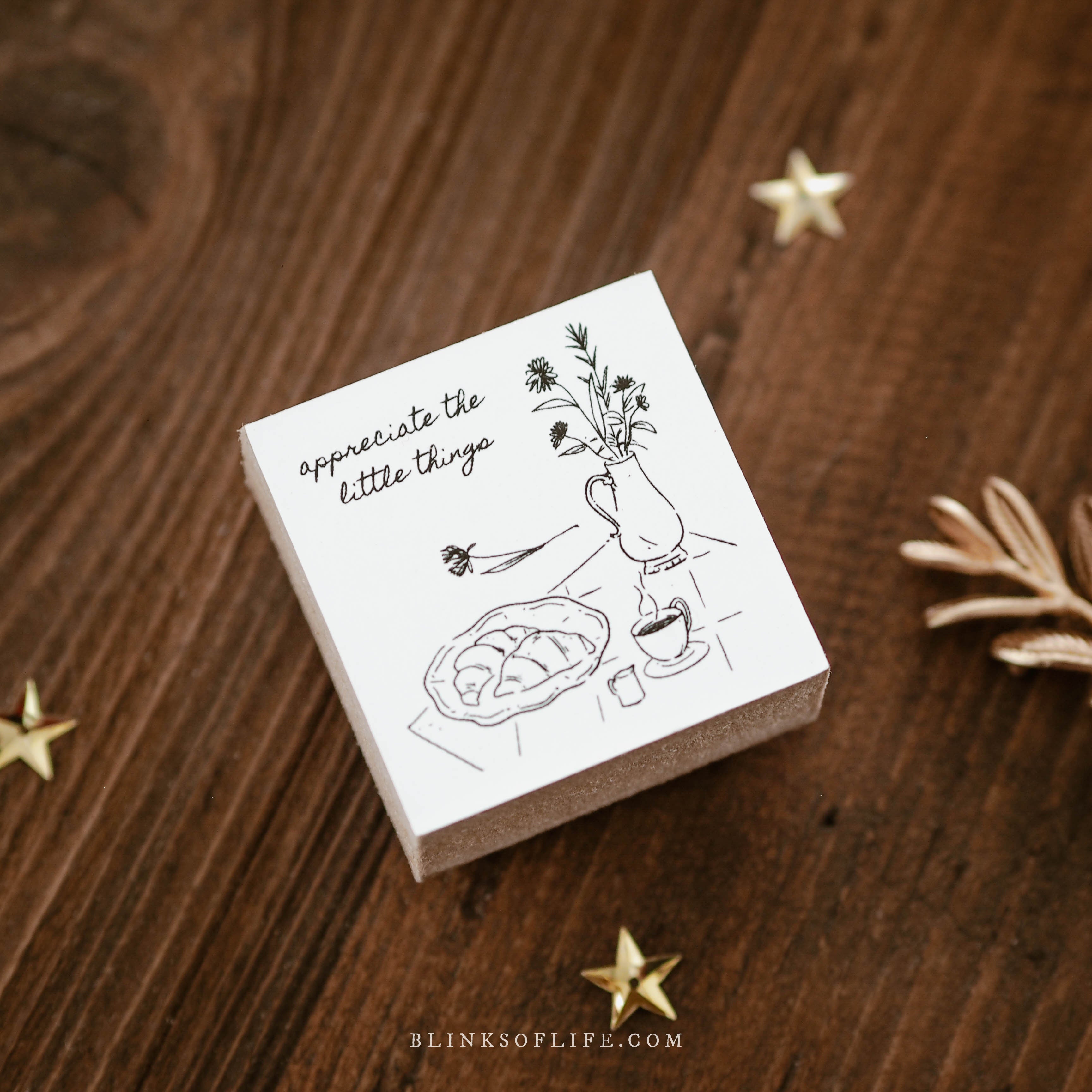 Blinks of Life - Appreciate the Little Things - Rubber Stamp