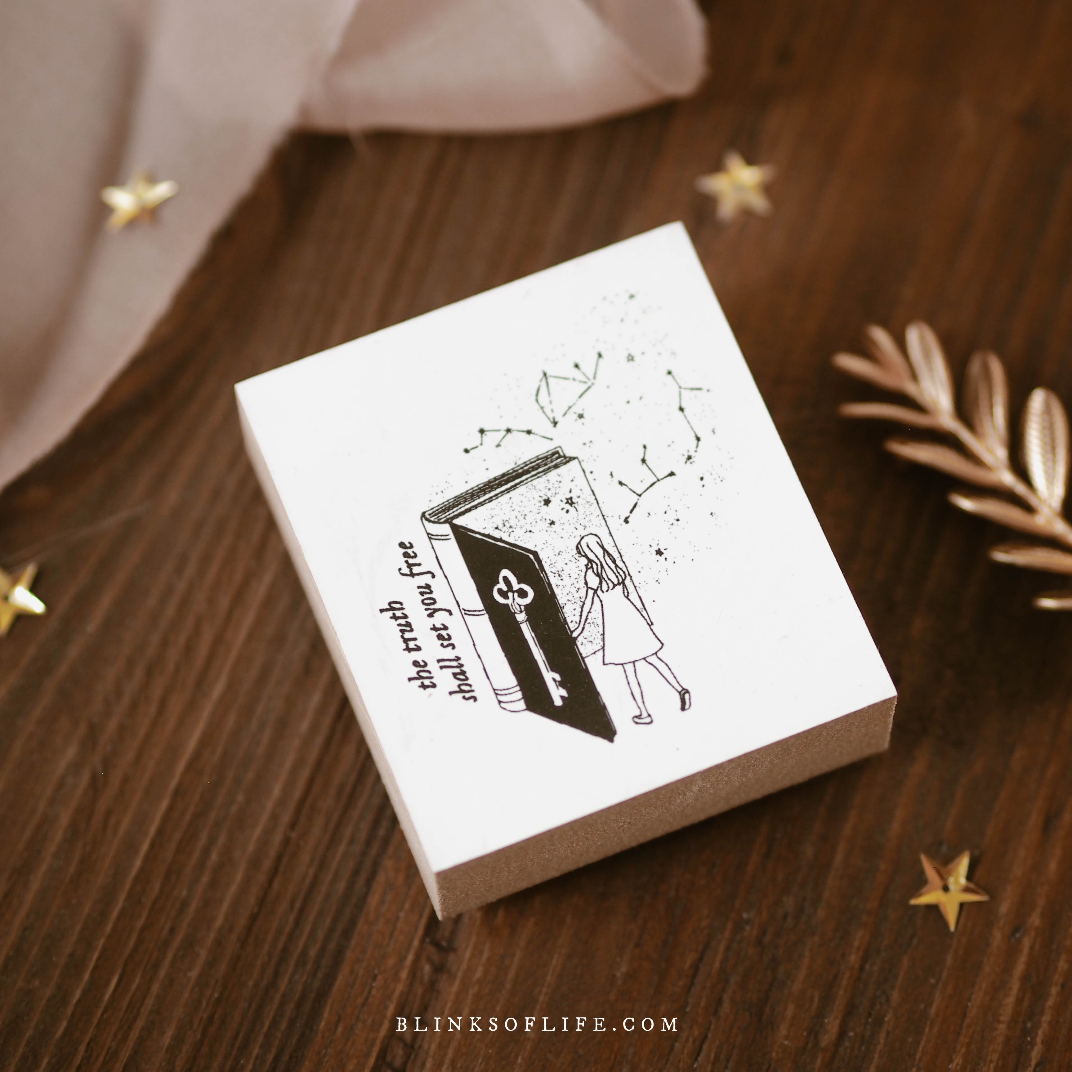 Blinks of Life - Seek the Truth - Rubber Stamp