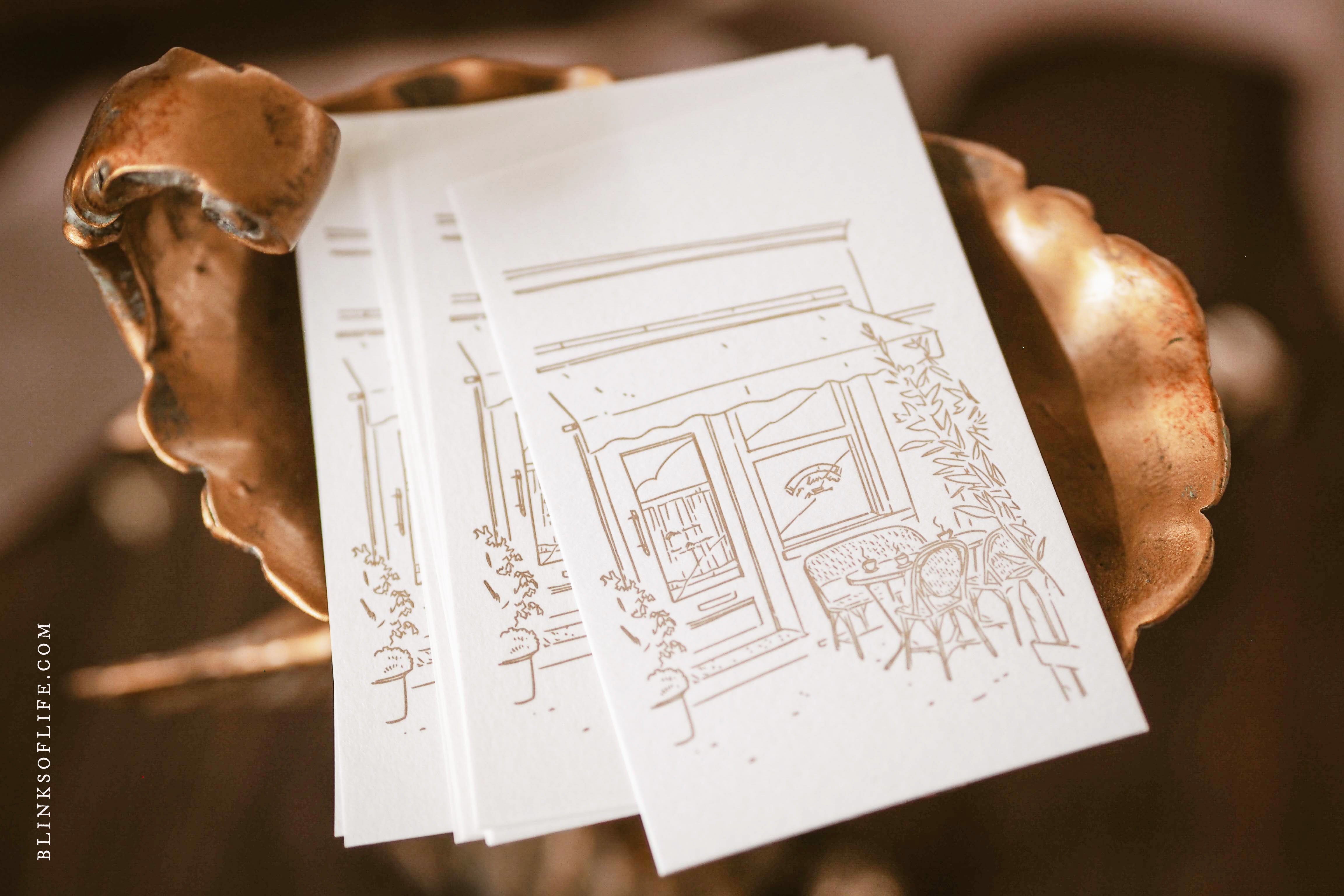 Blinks of Life - Letterpress Journal Cards