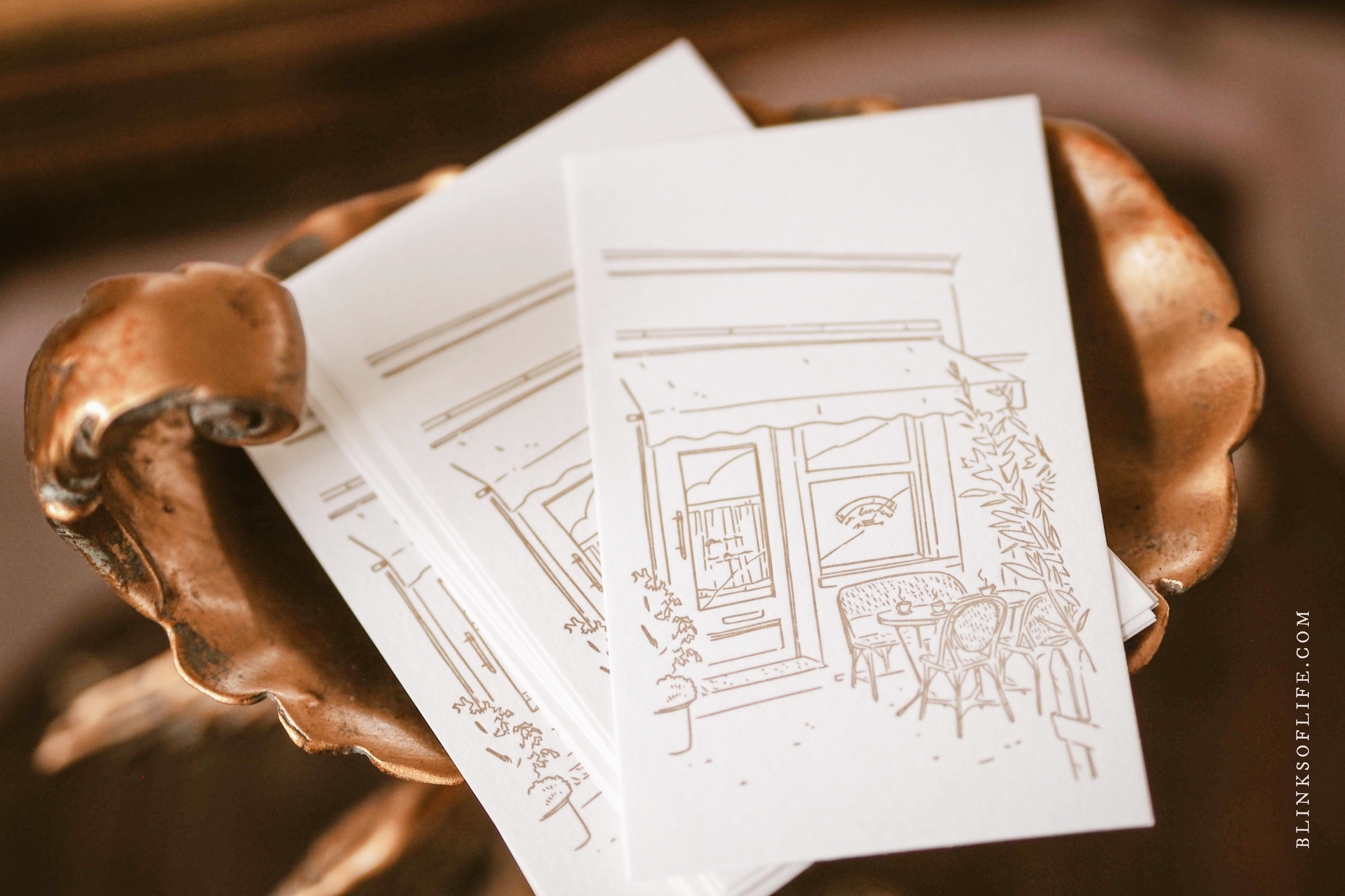 Blinks of Life - Letterpress Journal Cards