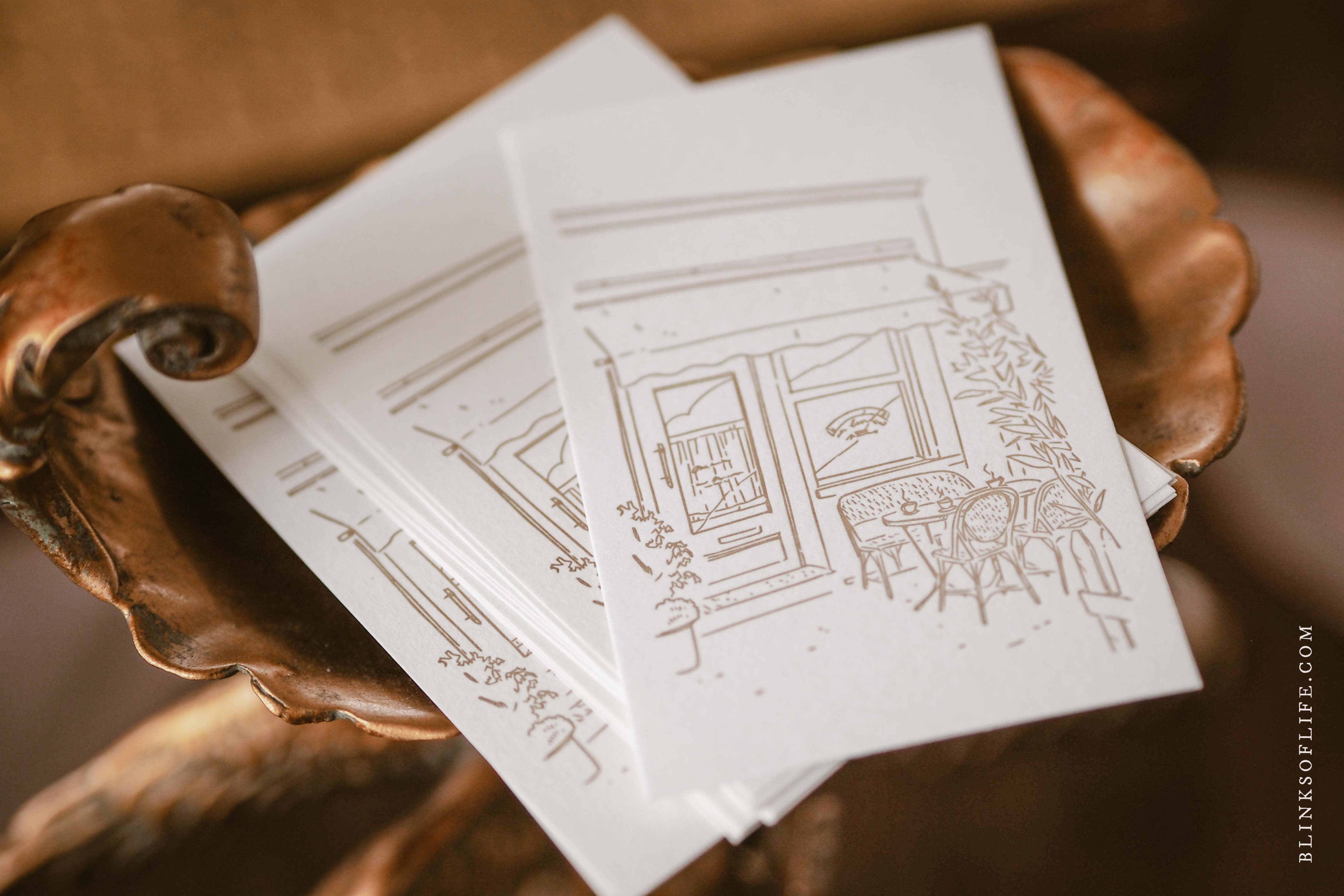 Blinks of Life - Letterpress Journal Cards