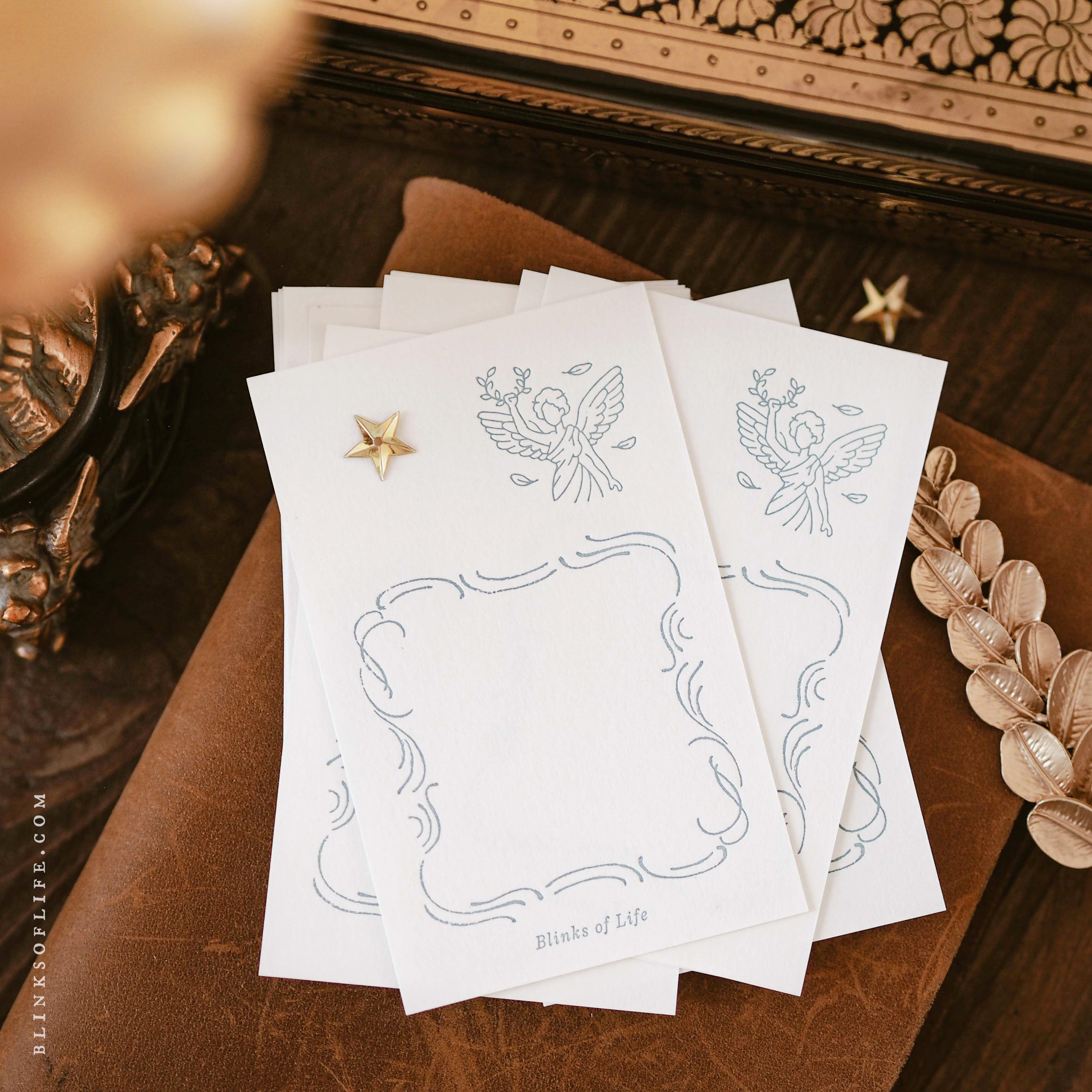 Blinks of Life - Letterpress Journal Cards