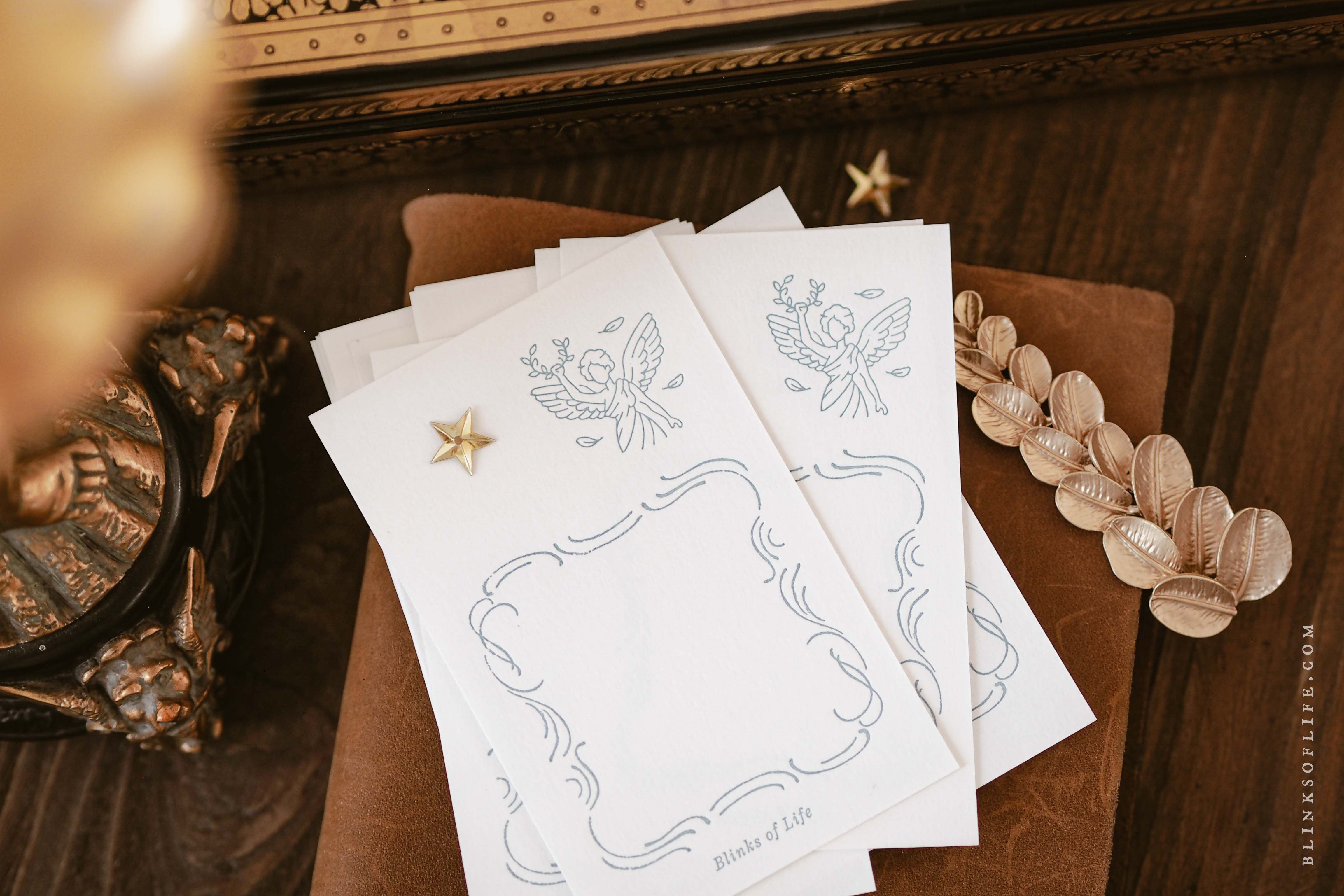 Blinks of Life - Letterpress Journal Cards