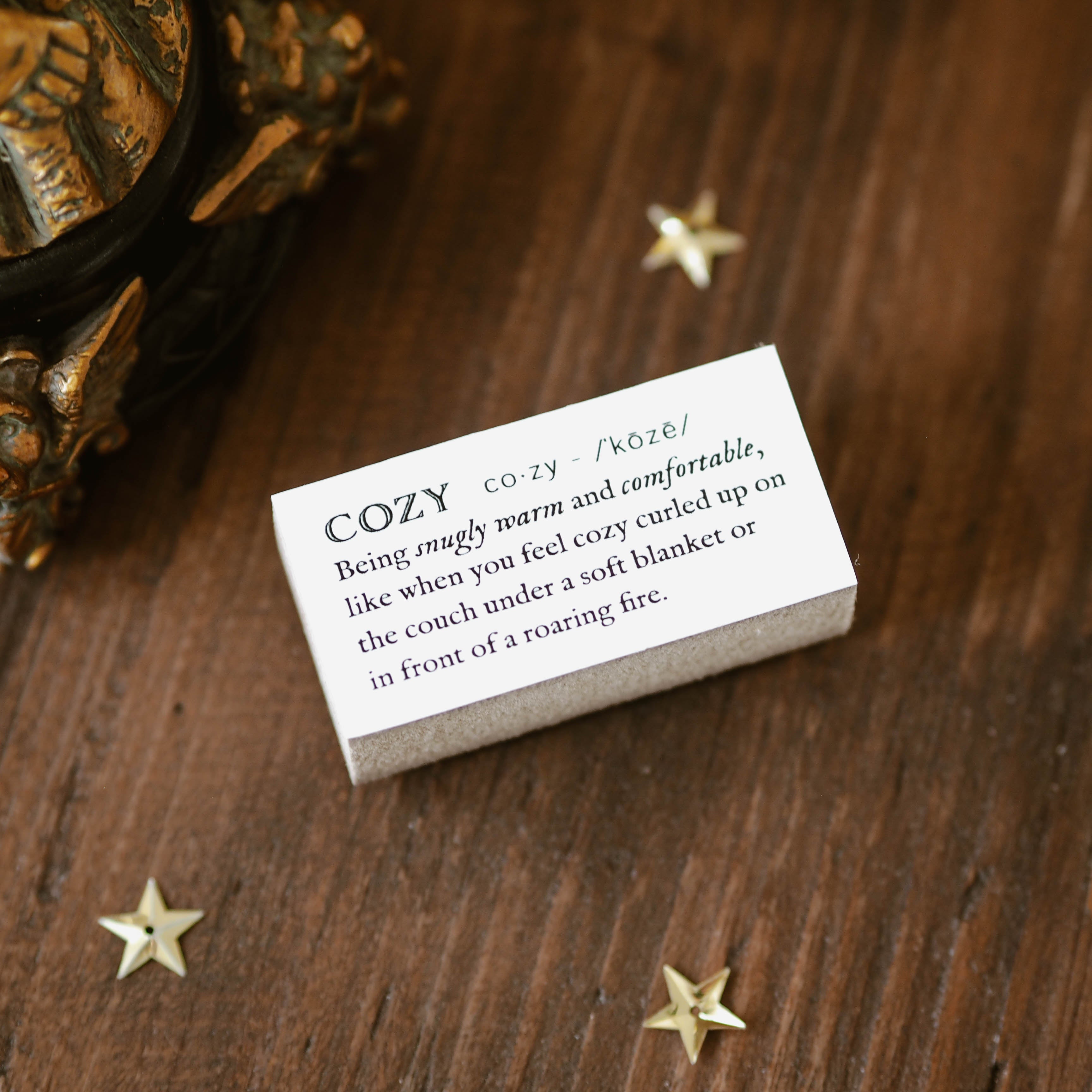 Blinks of Life - Dictionary Stamp - Cozy