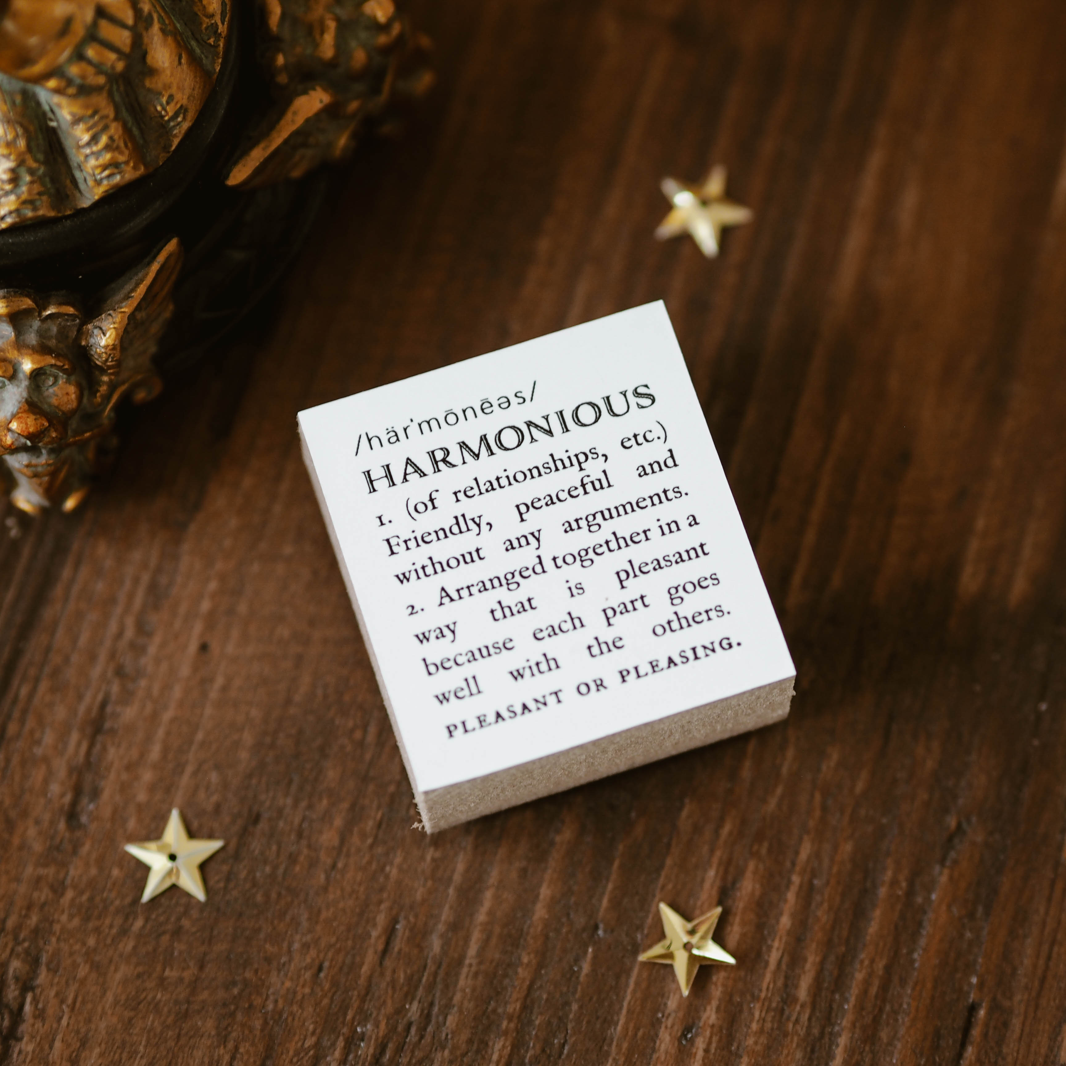 Blinks of Life - Dictionary Stamp - Harmonious