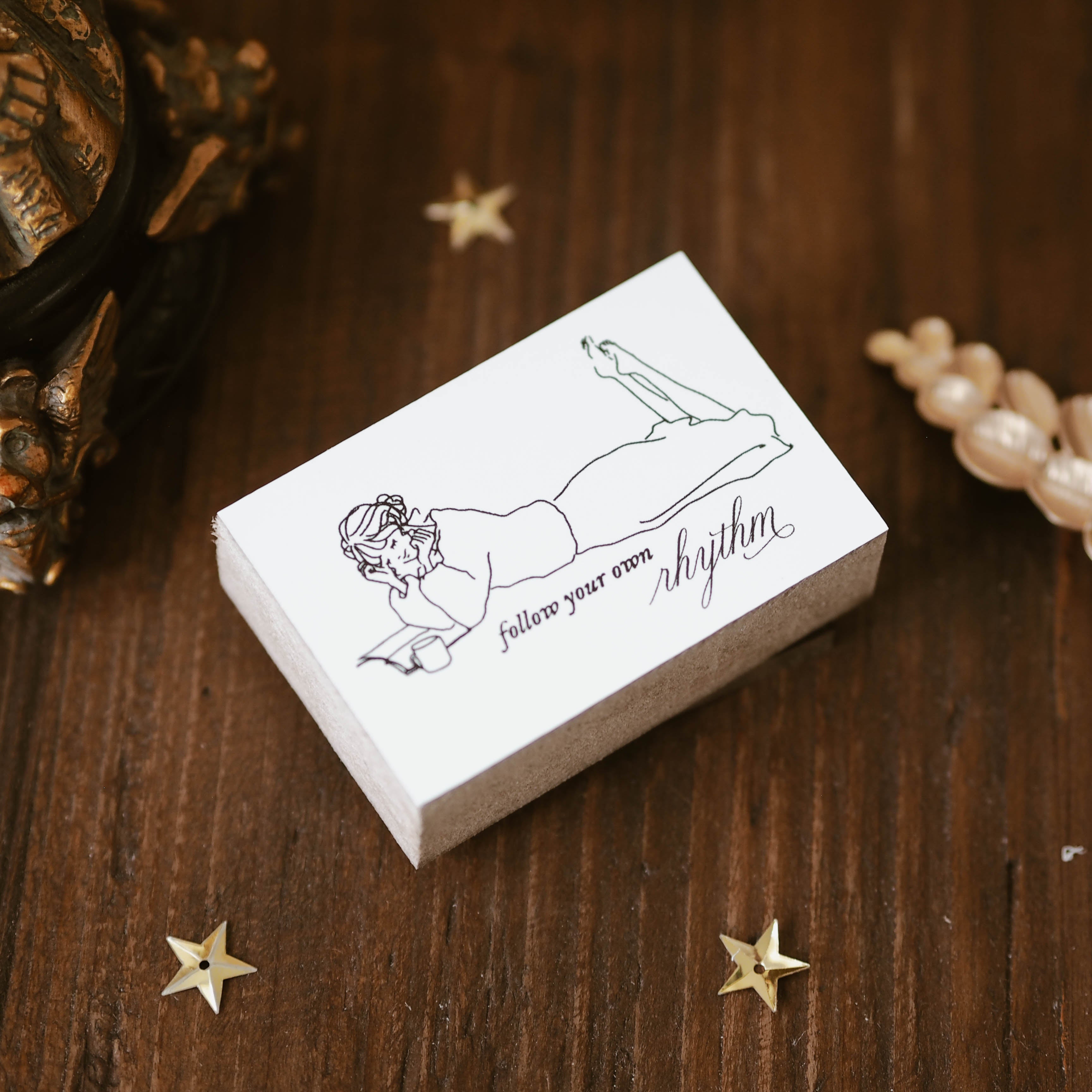 Blinks of Life - Rubber Stamp - Follow Your Own Rhythm