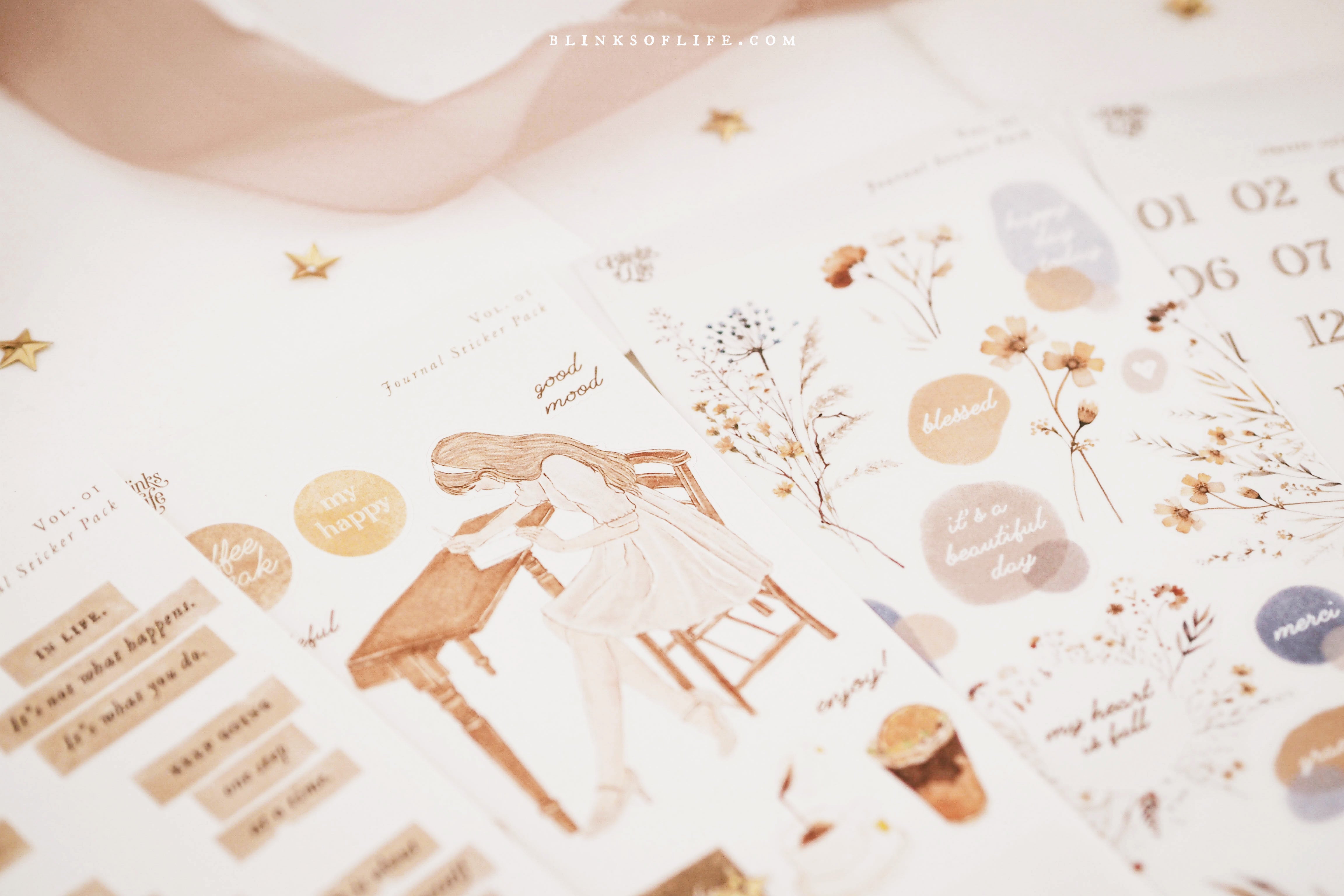 Blinks of Life - Journal Sticker Pack Vol. 01