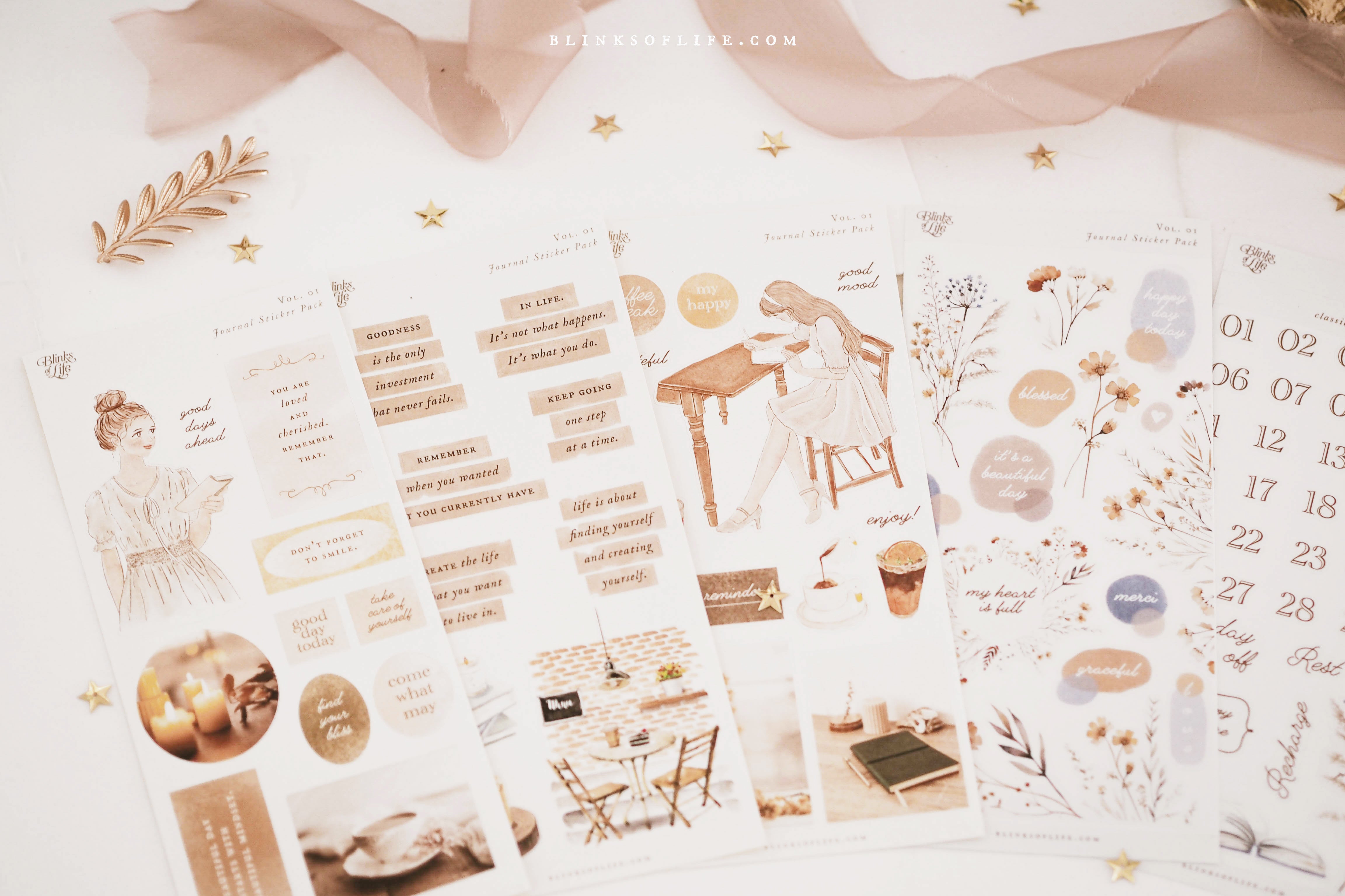 Blinks of Life - Journal Sticker Pack Vol. 01