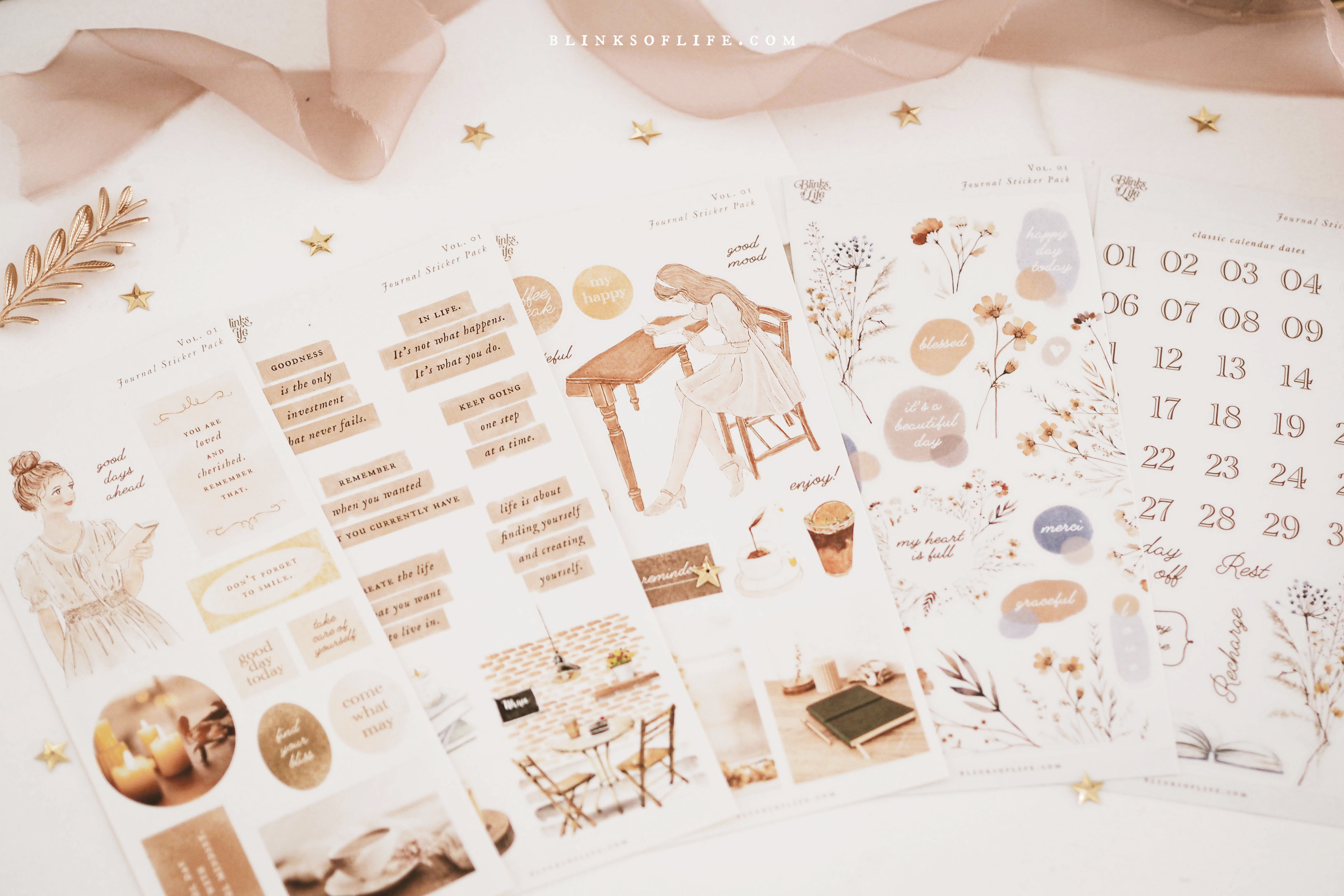 Blinks of Life - Journal Sticker Pack Vol. 01