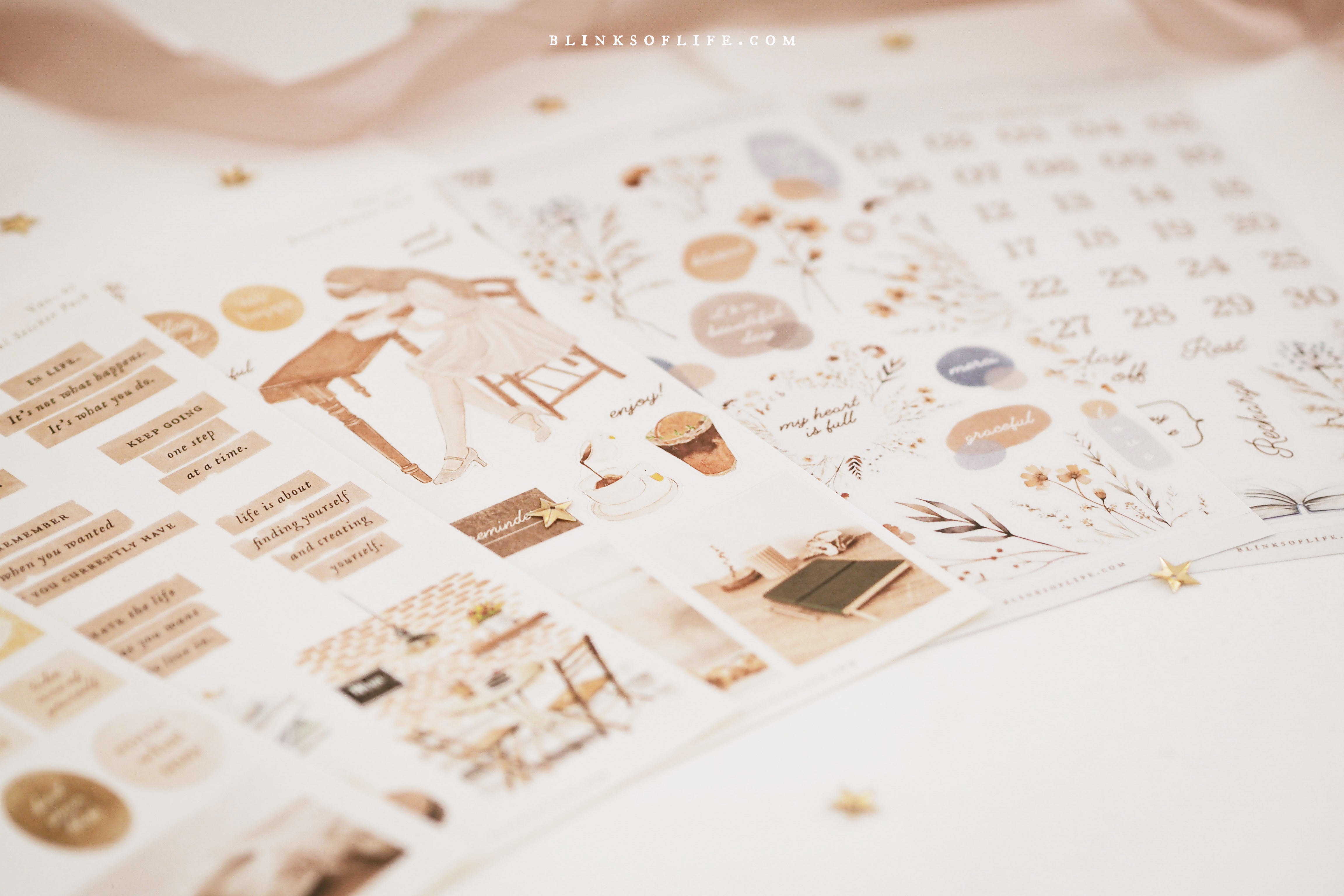 Blinks of Life - Journal Sticker Pack Vol. 01