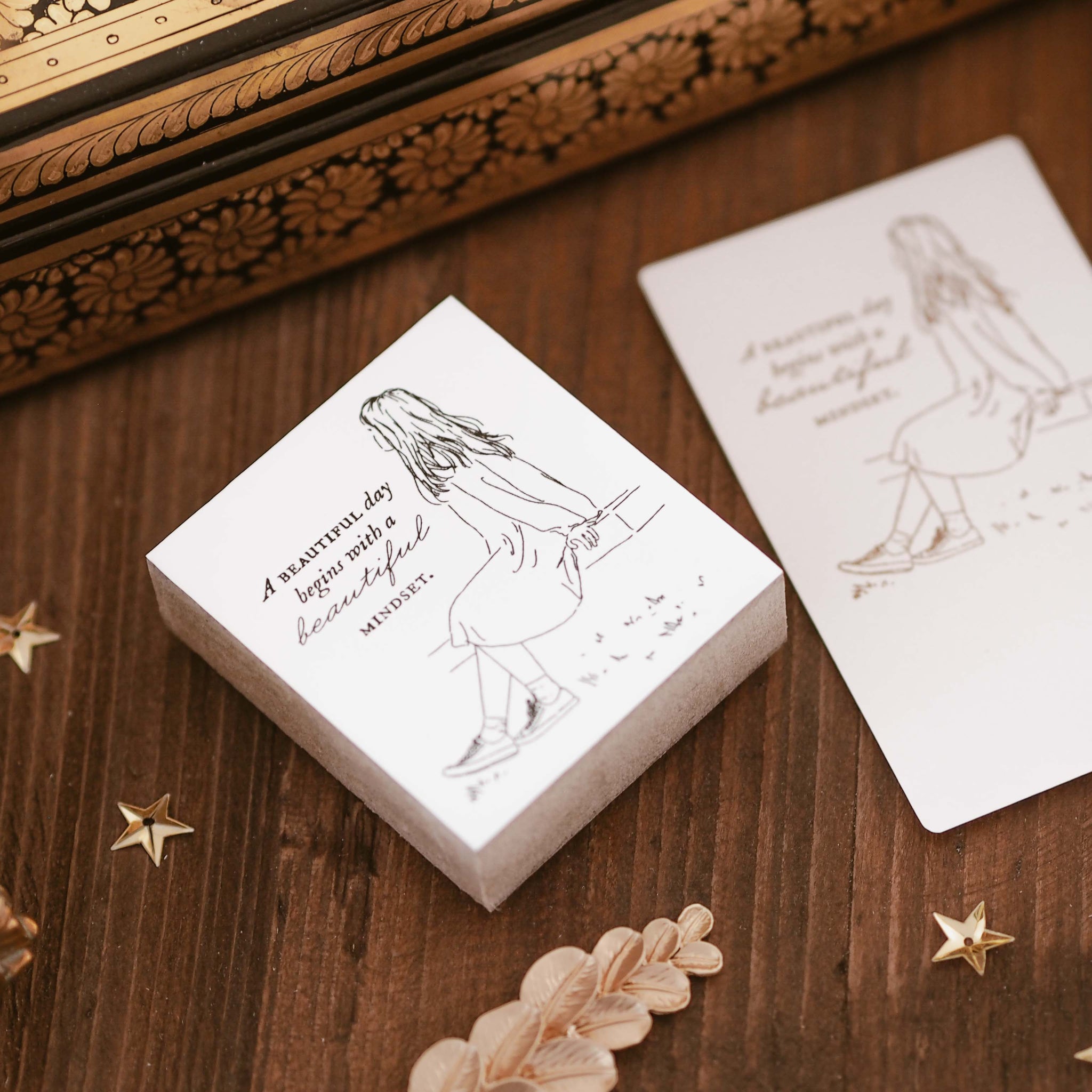 Blinks of Life - Rubber Stamp - A Beautiful Day Begins 