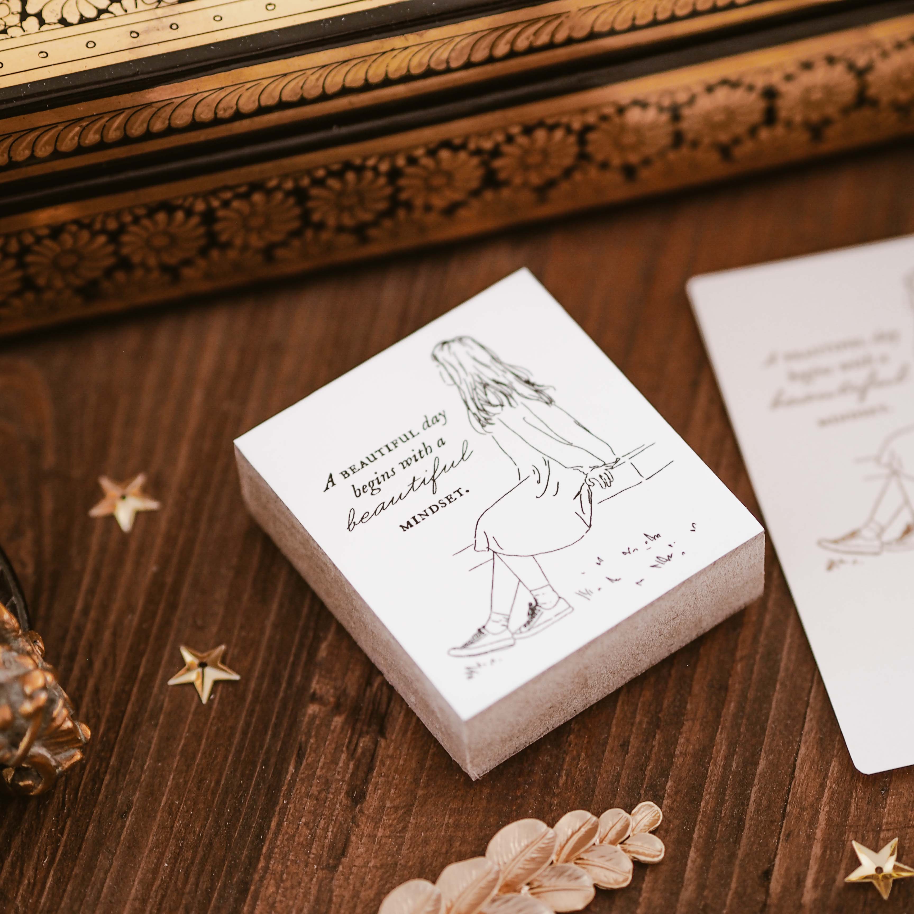 Blinks of Life - Rubber Stamp - A Beautiful Day Begins 