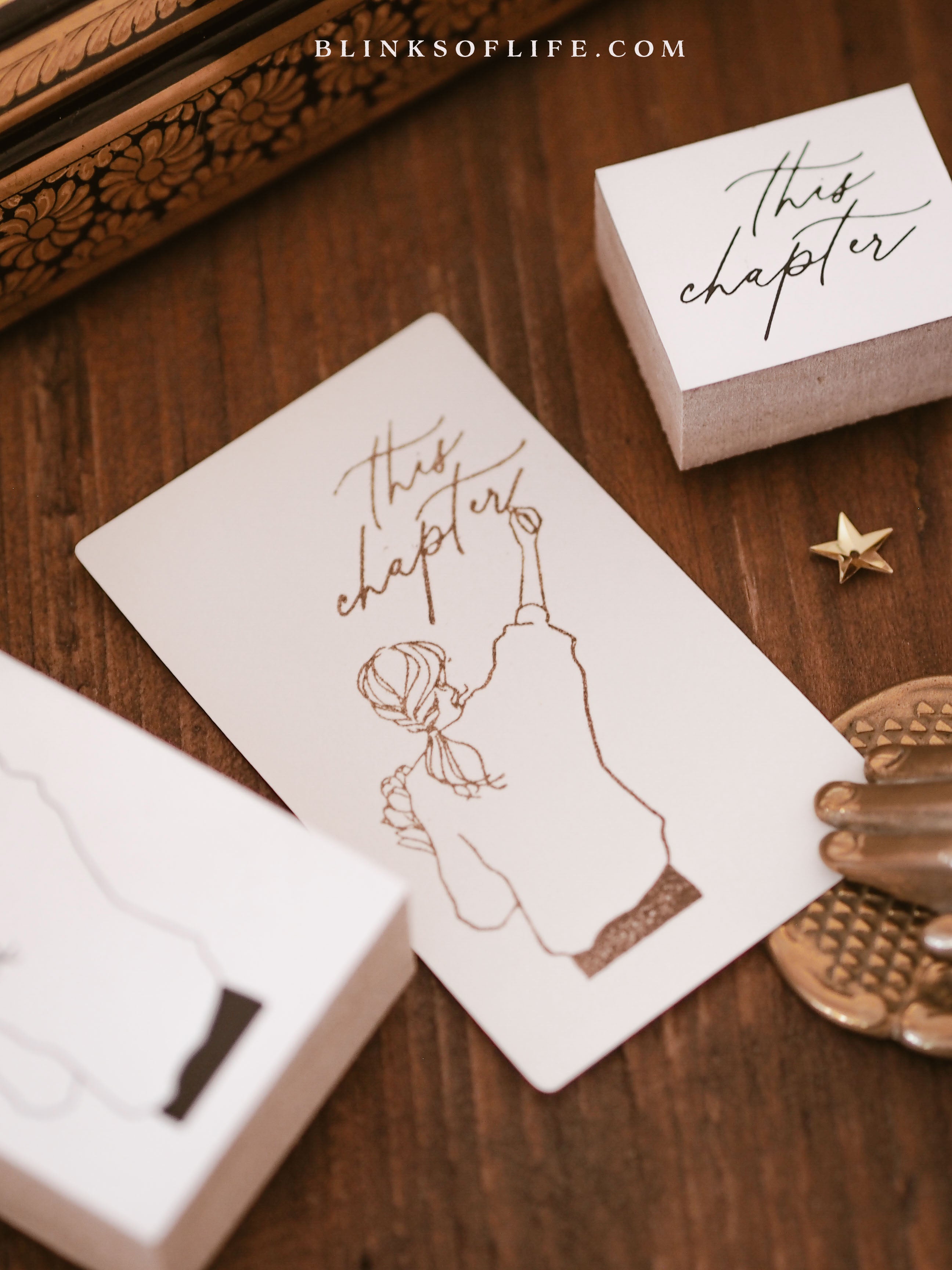 Blinks of Life - Rubber Stamp - This Chapter