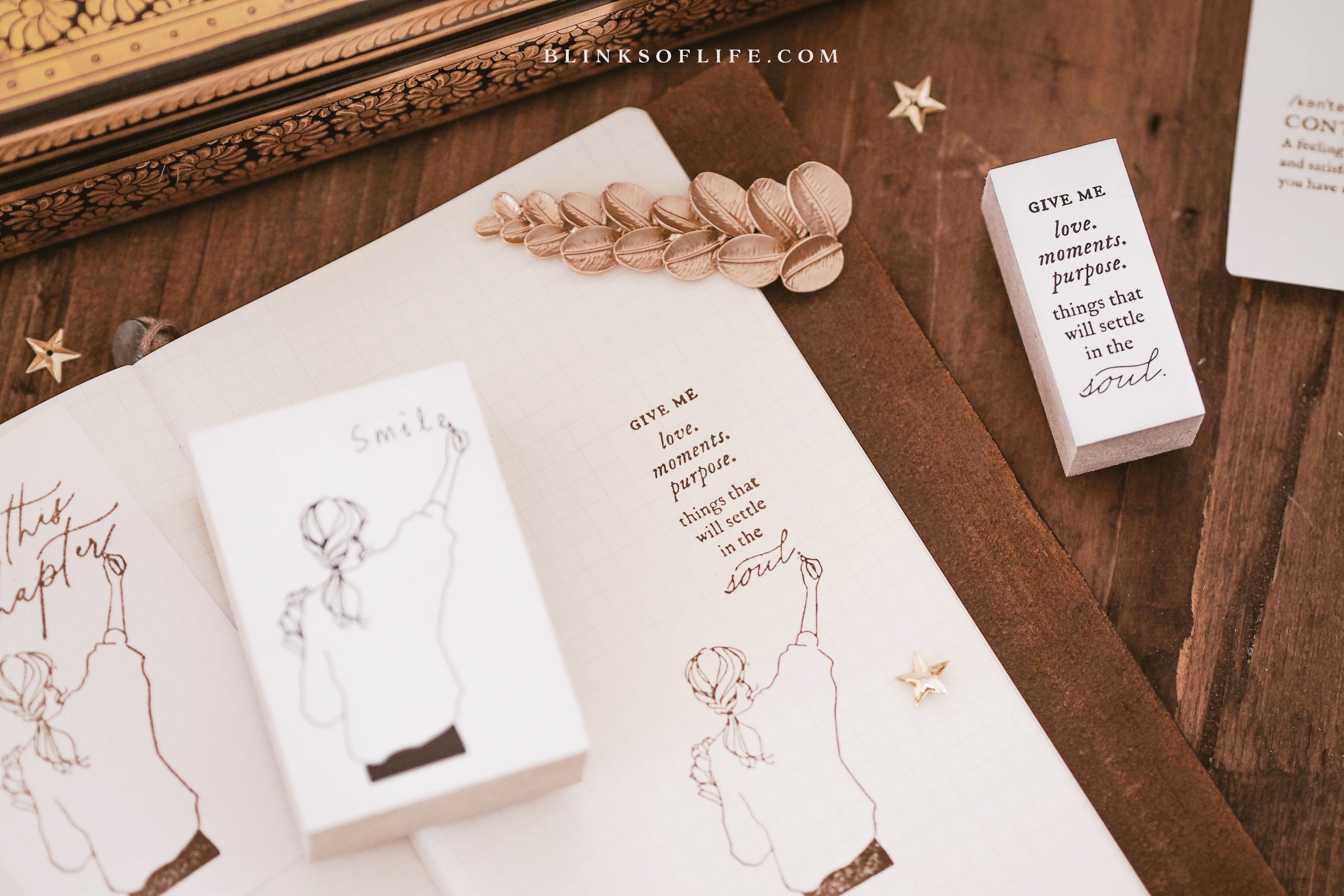 Blinks of Life - Rubber Stamp - Smile