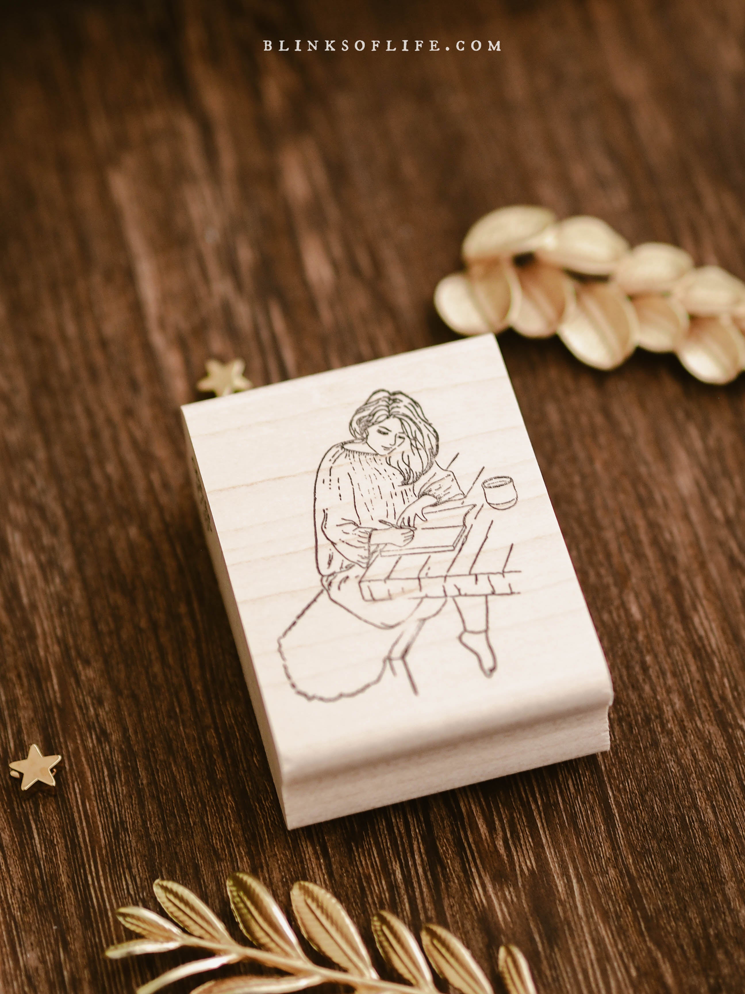 Blinks of Life - Rubber Stamp - The Artist