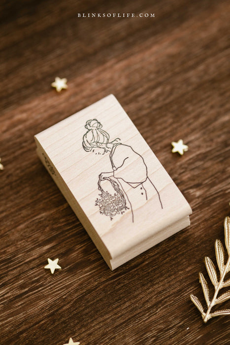 Blinks of Life - If You Have Good Thoughts - Illustration Rubber Stamp