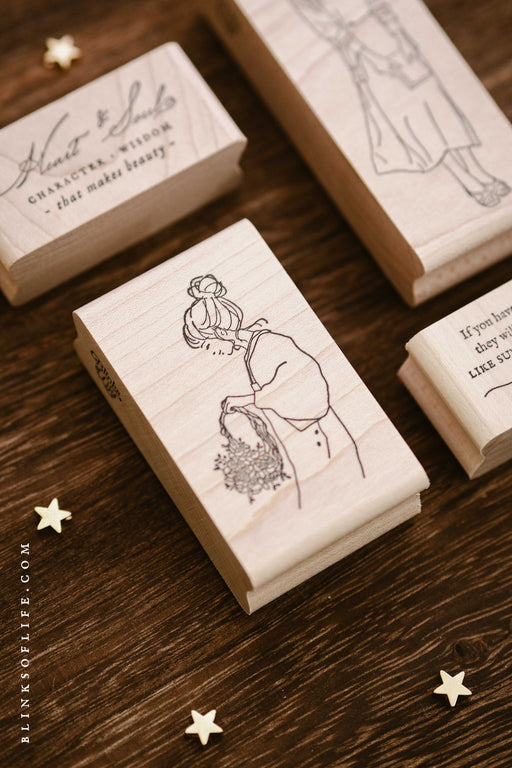Blinks of Life - If You Have Good Thoughts - Illustration Rubber Stamp