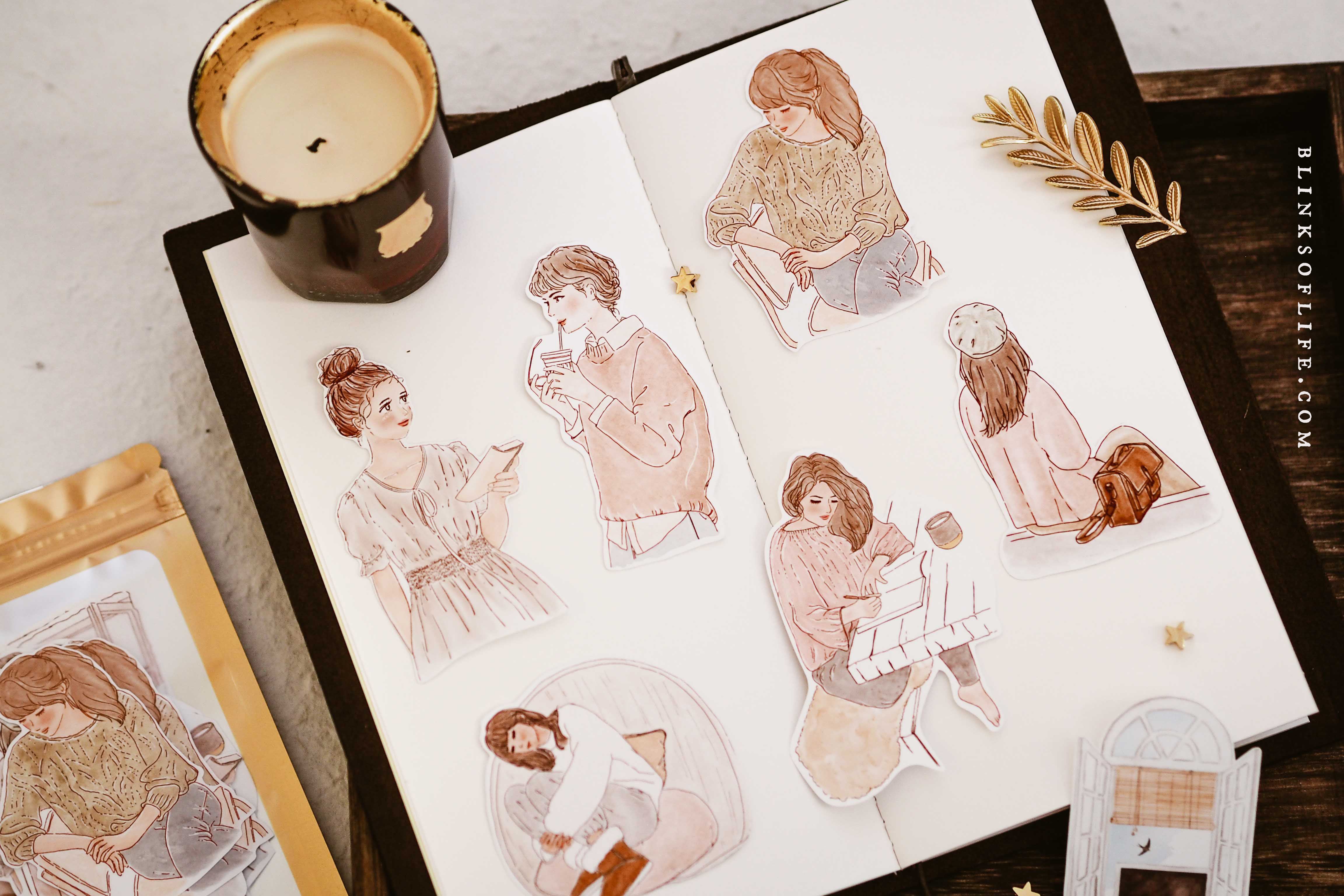 Die-Cut Stickers - Girls Portrait