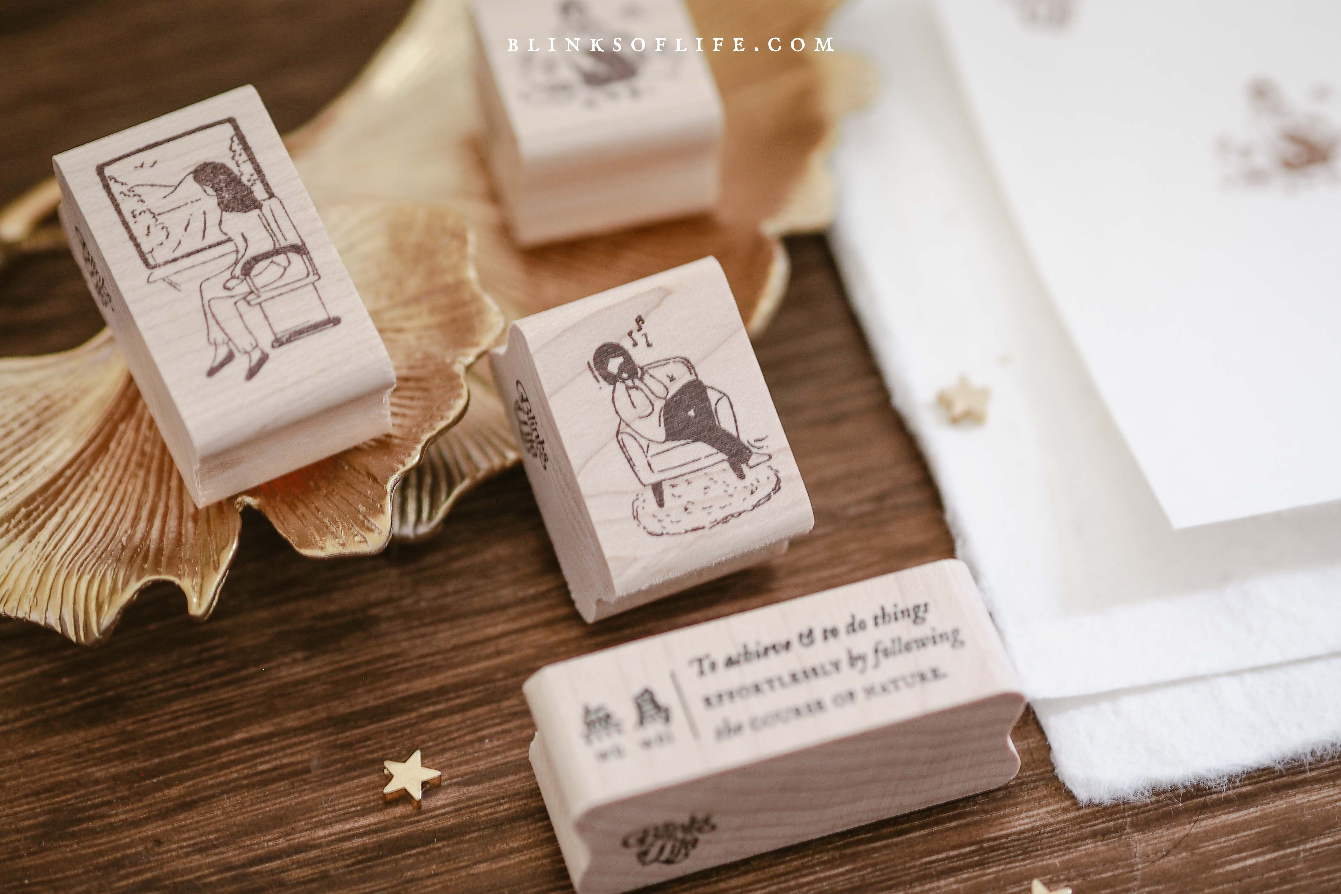 Blinks of Life - Rubber Stamp Collection - A Slow Living Collection - Wǔ Wēi 無爲
