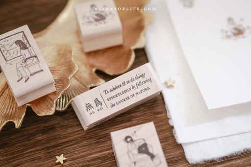 Blinks of Life - Rubber Stamp Collection - A Slow Living Collection - Wǔ Wēi 無爲
