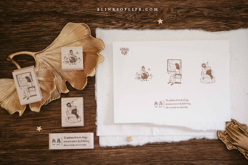 Blinks of Life - Rubber Stamp Collection - A Slow Living Collection - Wǔ Wēi 無爲