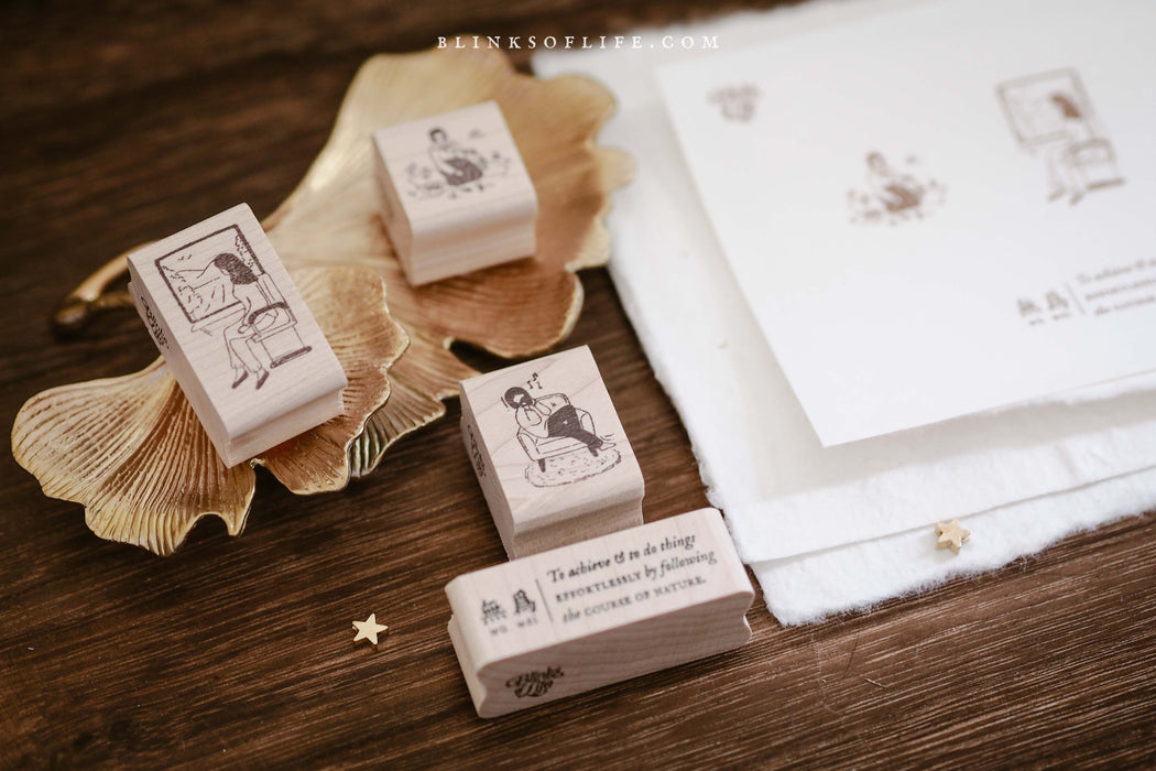 Blinks of Life - Rubber Stamp Collection - A Slow Living Collection - Wǔ Wēi 無爲