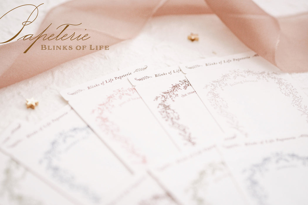 Blinks of Life Papeterie - Journal Notecards Notepads