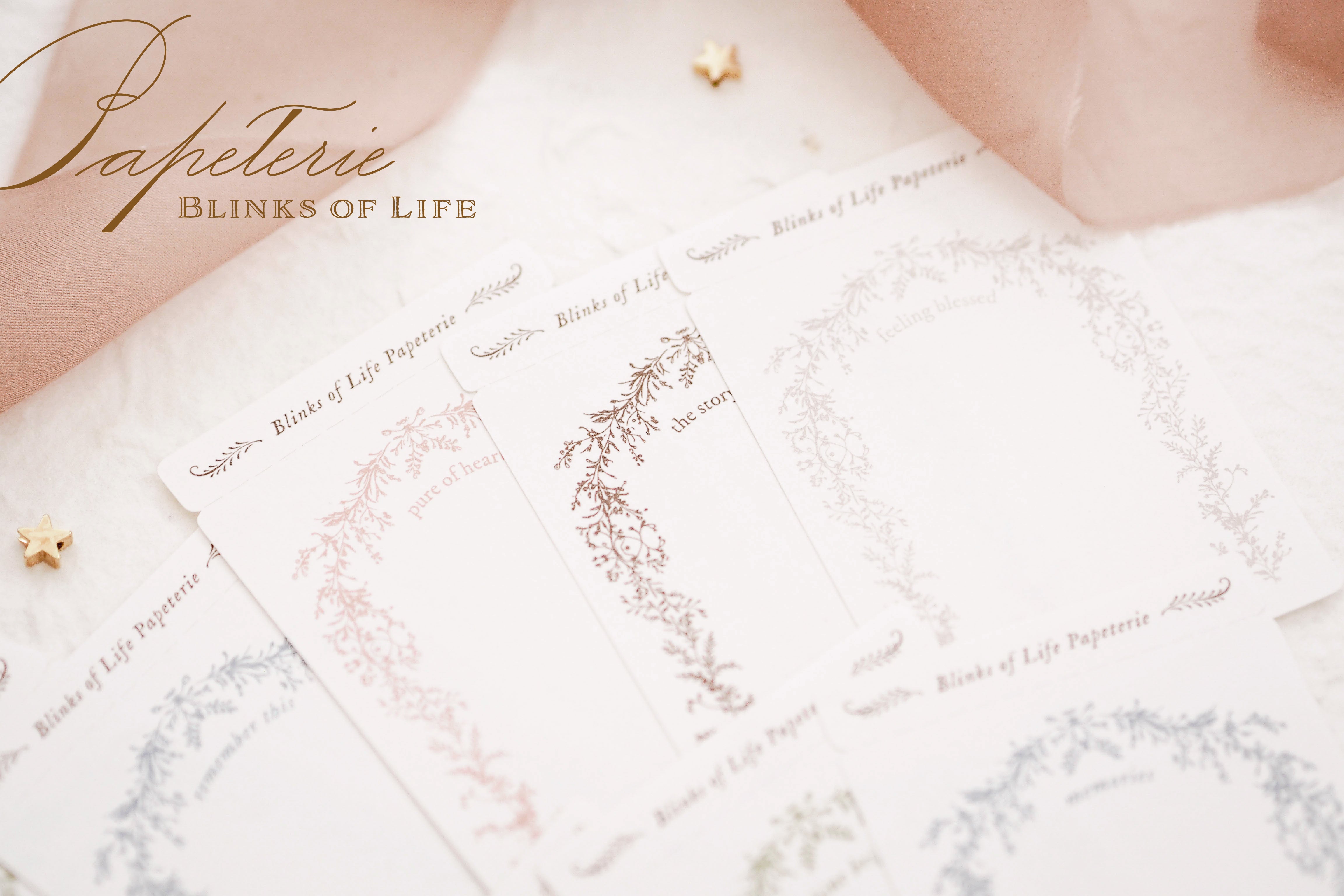 Blinks of Life Papeterie - Journal Notecards Notepads