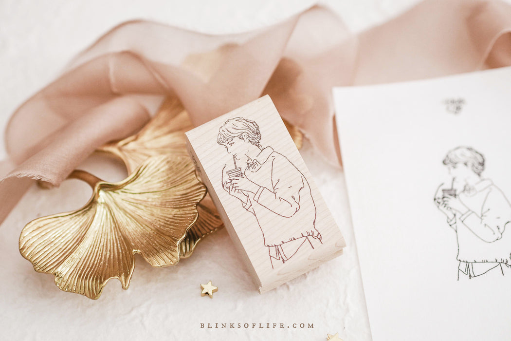 Blinks of Life Rubber Stamp - Follow Your Heart Illustration