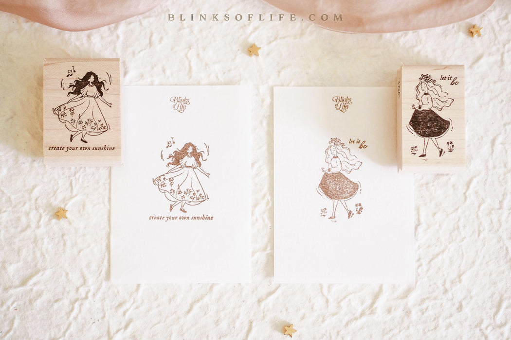 Blinks of Life - Rubber Stamp - Create Your Own Sunshine