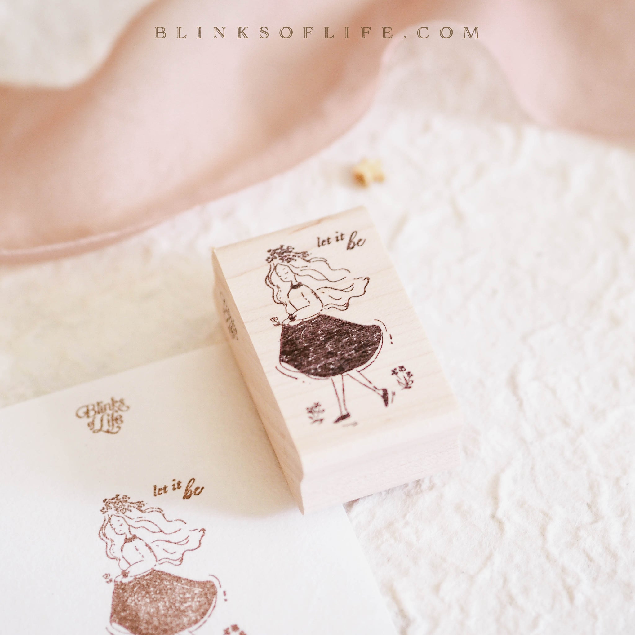 Blinks of Life - Rubber Stamp - Let it Be