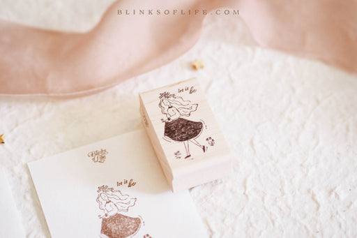 Blinks of Life - Rubber Stamp - Let it Be