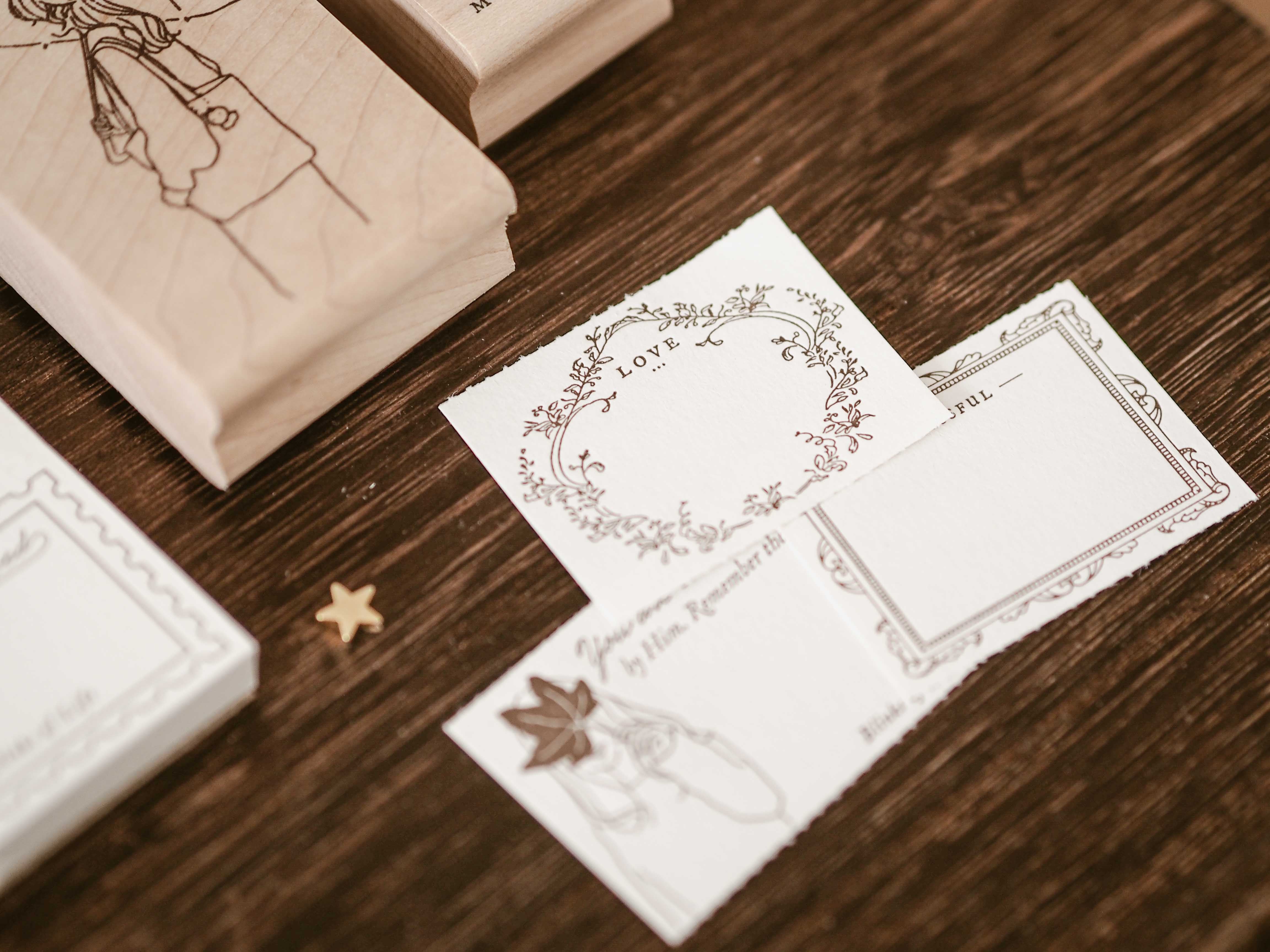 Blinks of Life - Letterpress Label Book Notepad