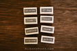 Blinks of Life - Rubber Wooden Stamp - Mini Words