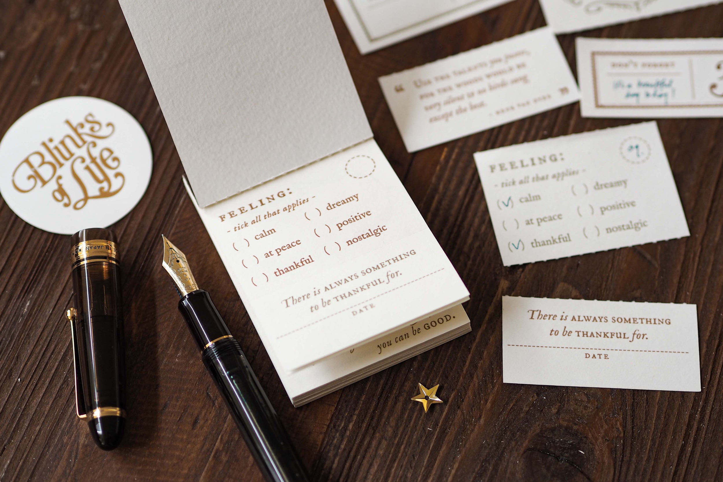 Blinks of Life Papeterie - Journal Label Book Vol 1