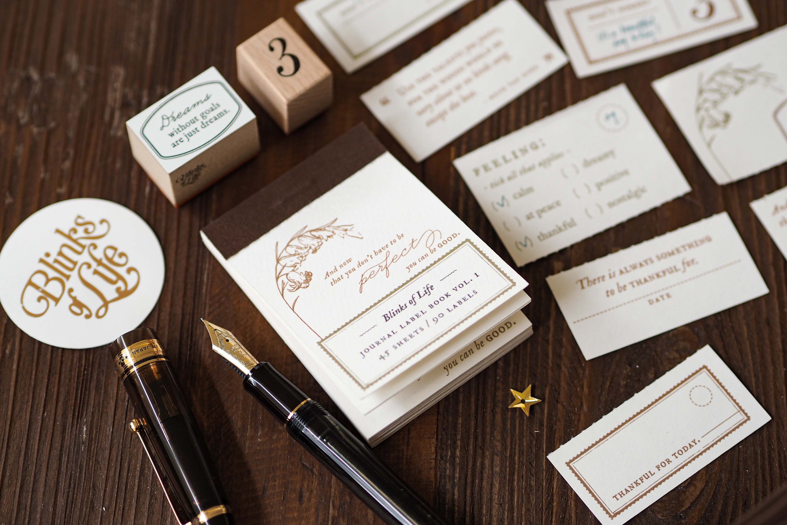 Blinks of Life Papeterie - Journal Label Book Vol 1