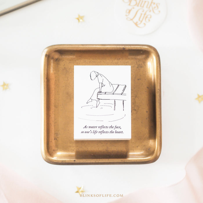 Blinks of Life - One's Life Reflects the Heart - Rubber Stamp Collection