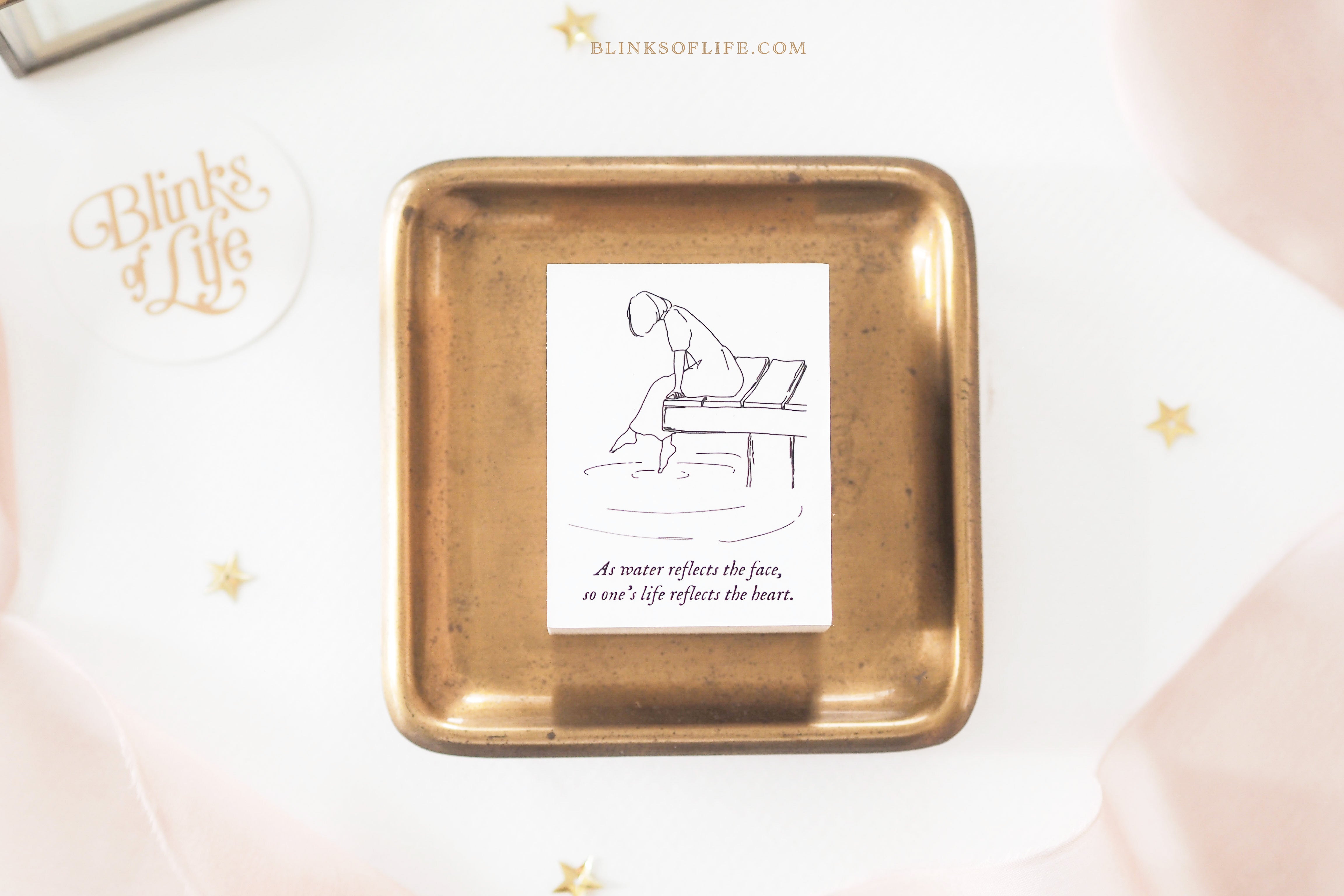 Blinks of Life - One's Life Reflects the Heart - Rubber Stamp Collection