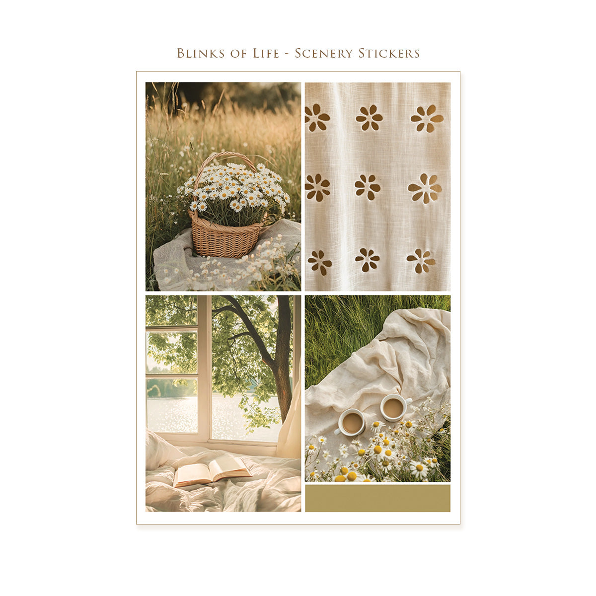 Blinks of Life Scenery Journaling Stickers
