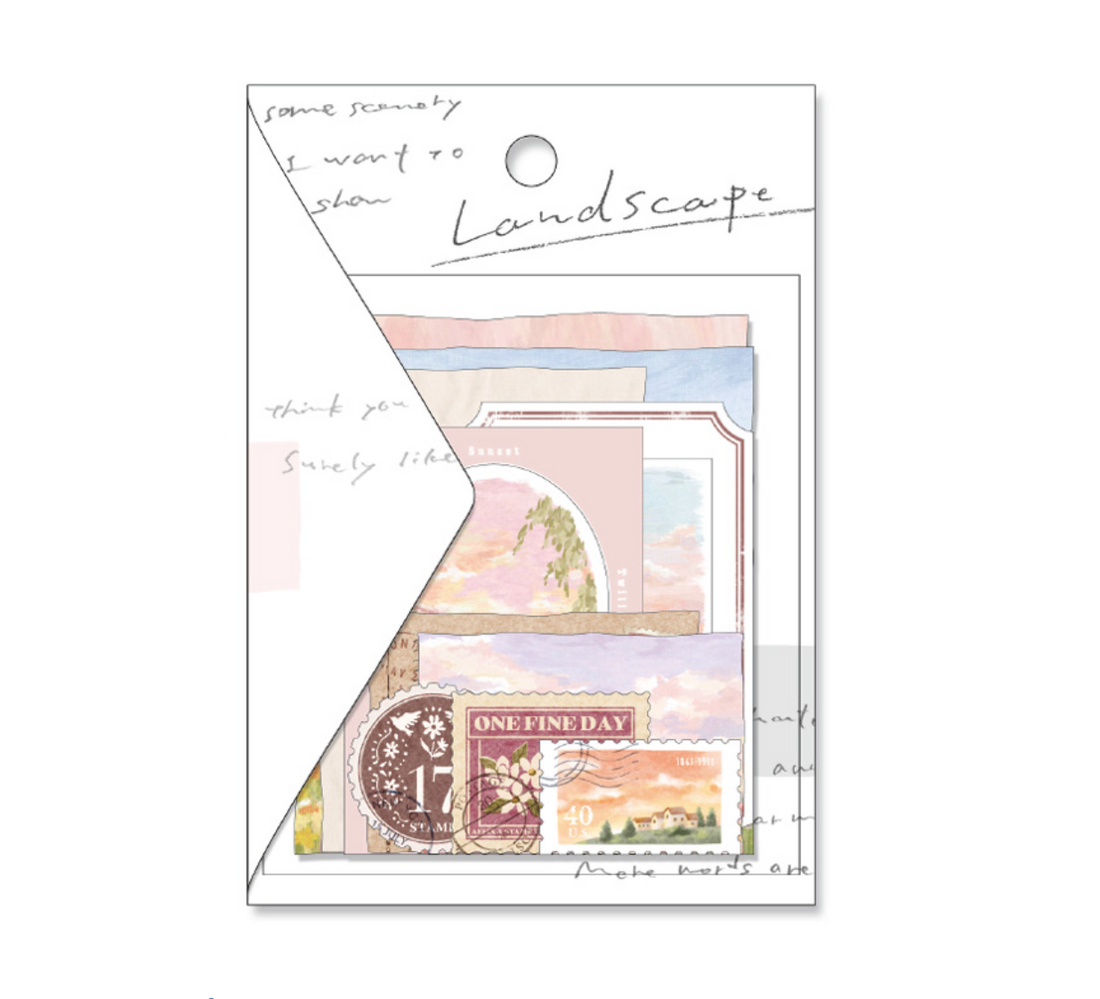Mindwave die cut paper stickers