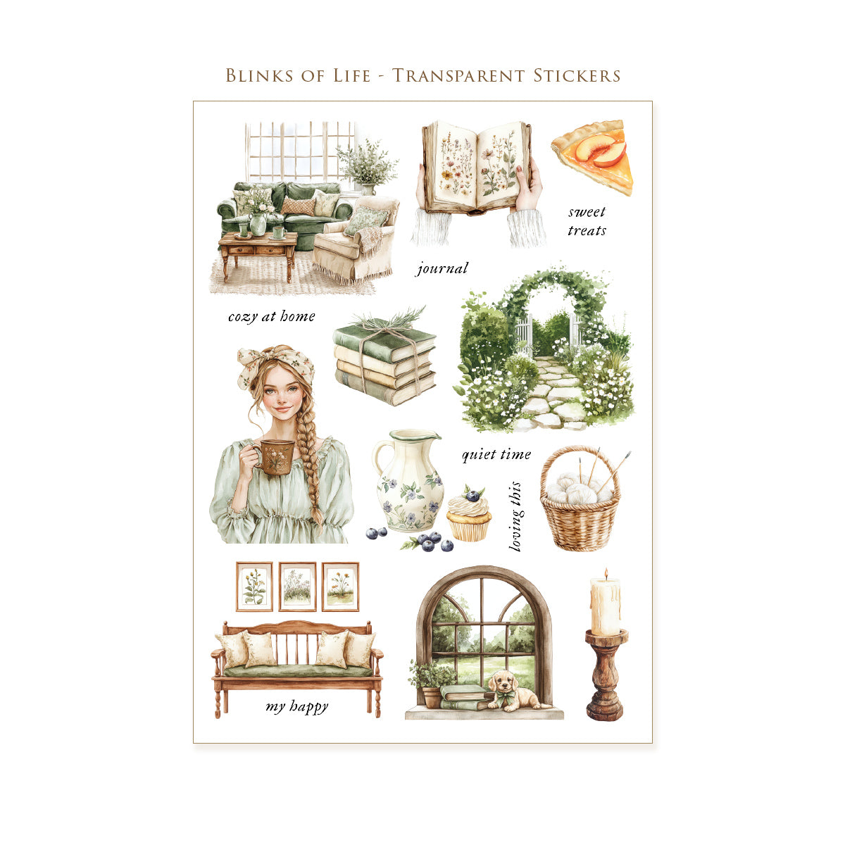 Transparent Stickers No. 60