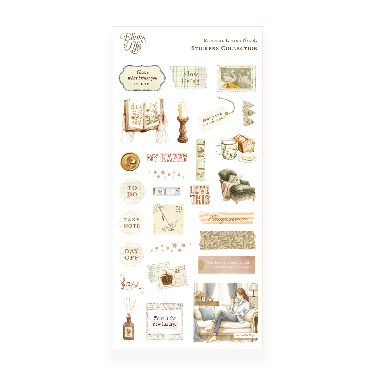 Transparent Stickers No. 69