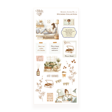 Mindful Living - Transparent Stickers No. 70